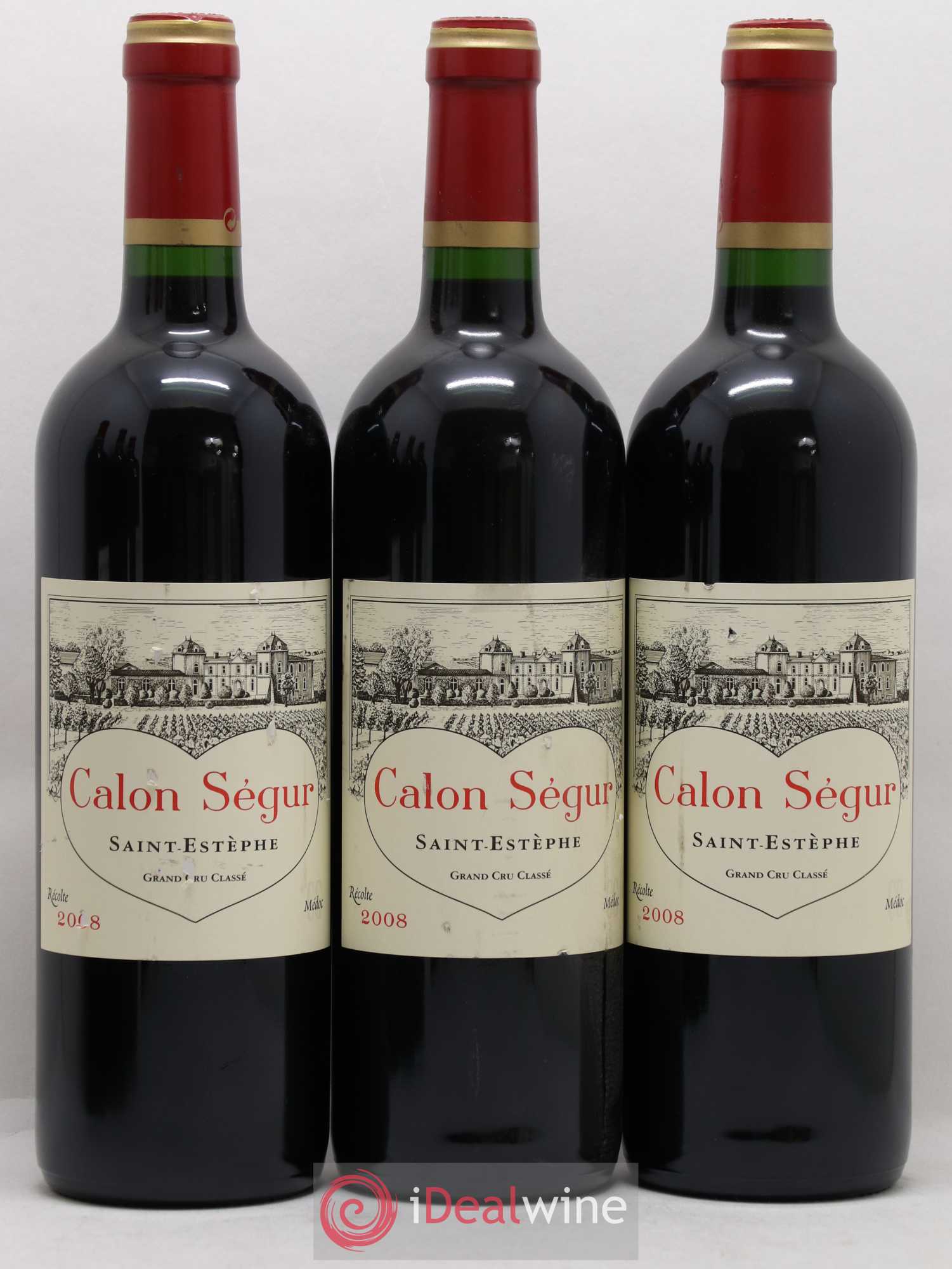 Château Calon Ségur 3ème Grand Cru Classé 2008 - Lot de 6 bouteilles - 2
