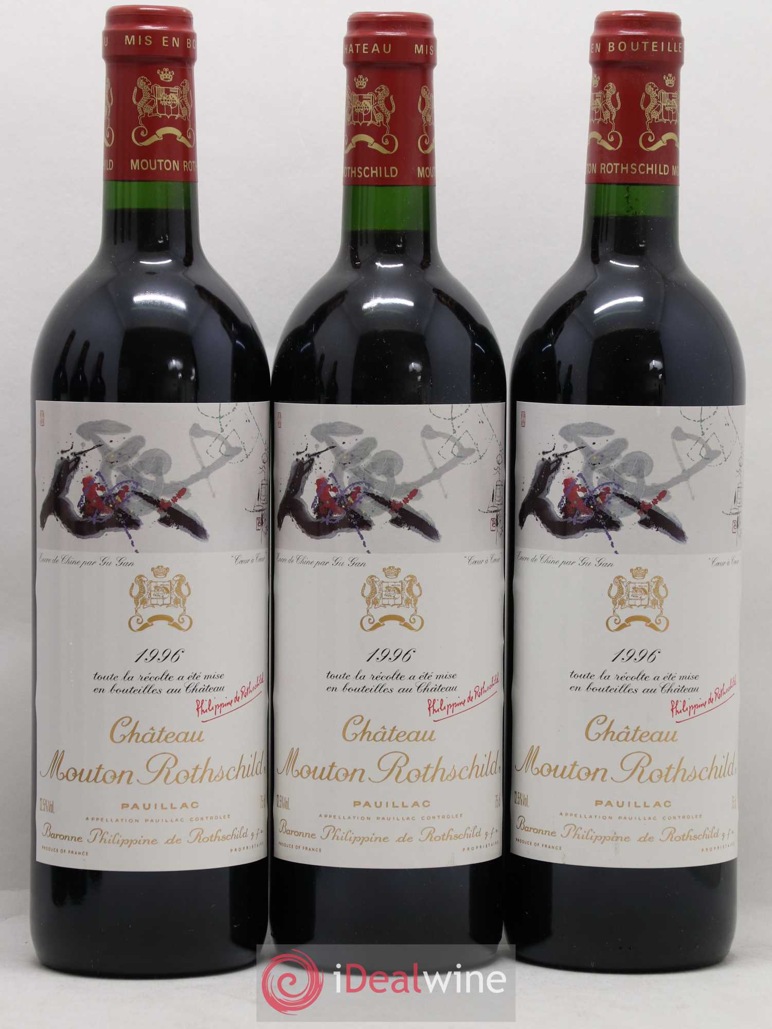 Château Mouton Rothschild 1er Grand Cru Classé 1996 - Lot de 6 bouteilles - 3