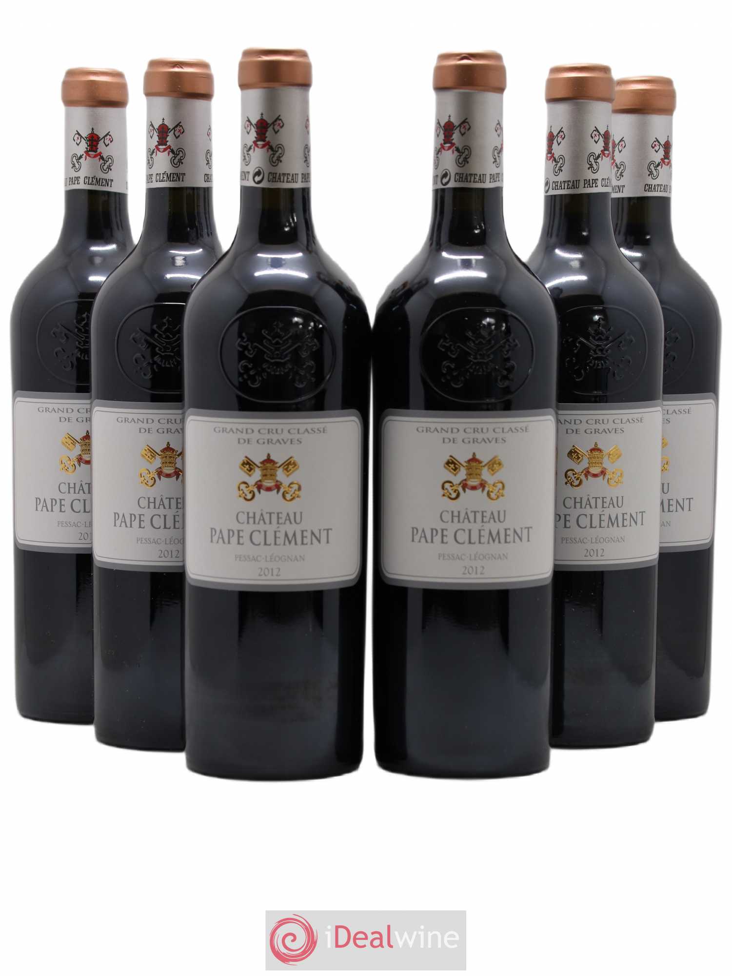 Château Pape Clément Cru Classé de Graves 2012 - Lot de 6 bouteilles - 0