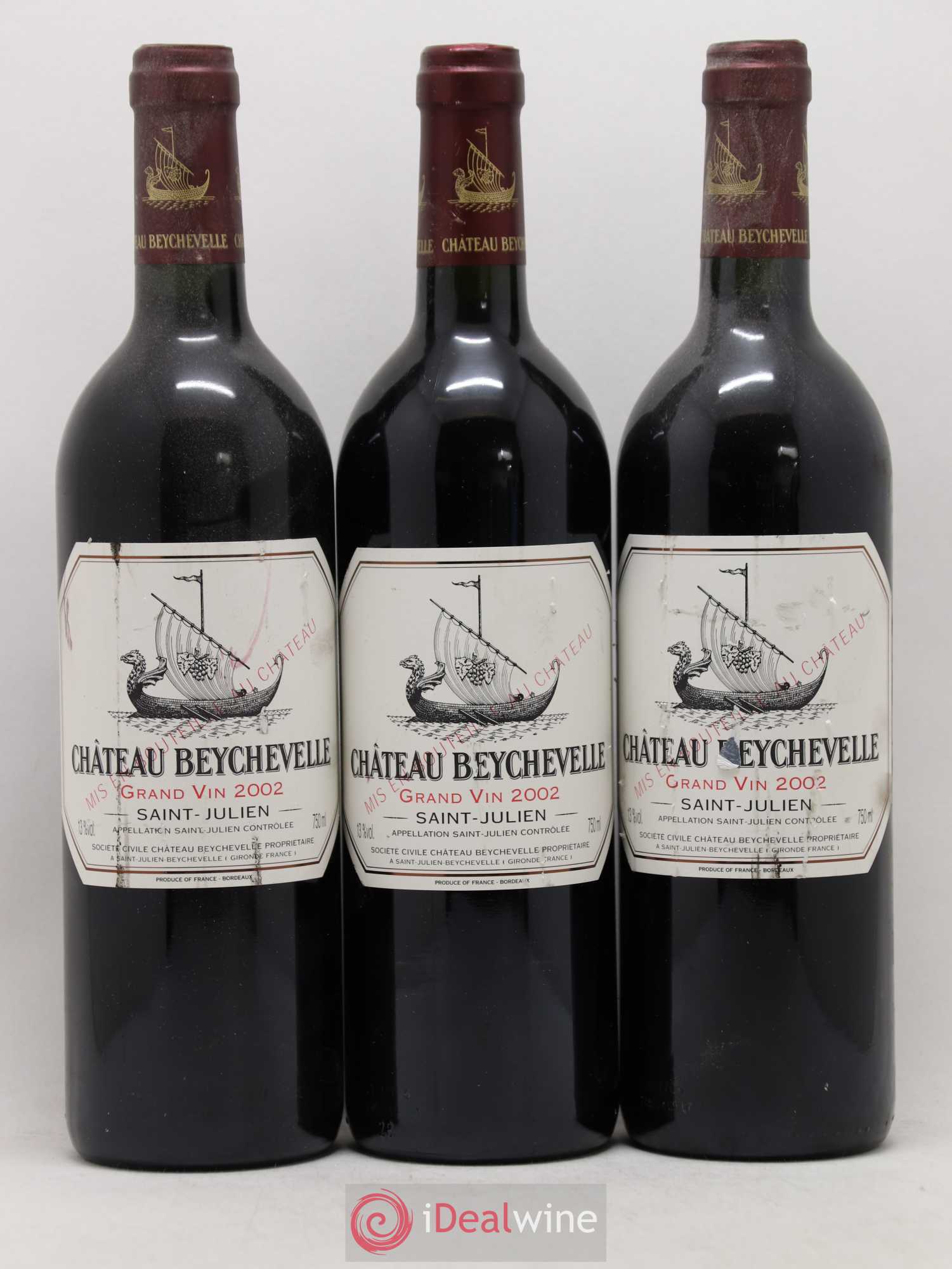 Château Beychevelle 4ème Grand Cru Classé 2002 - Lot de 6 bouteilles - 2