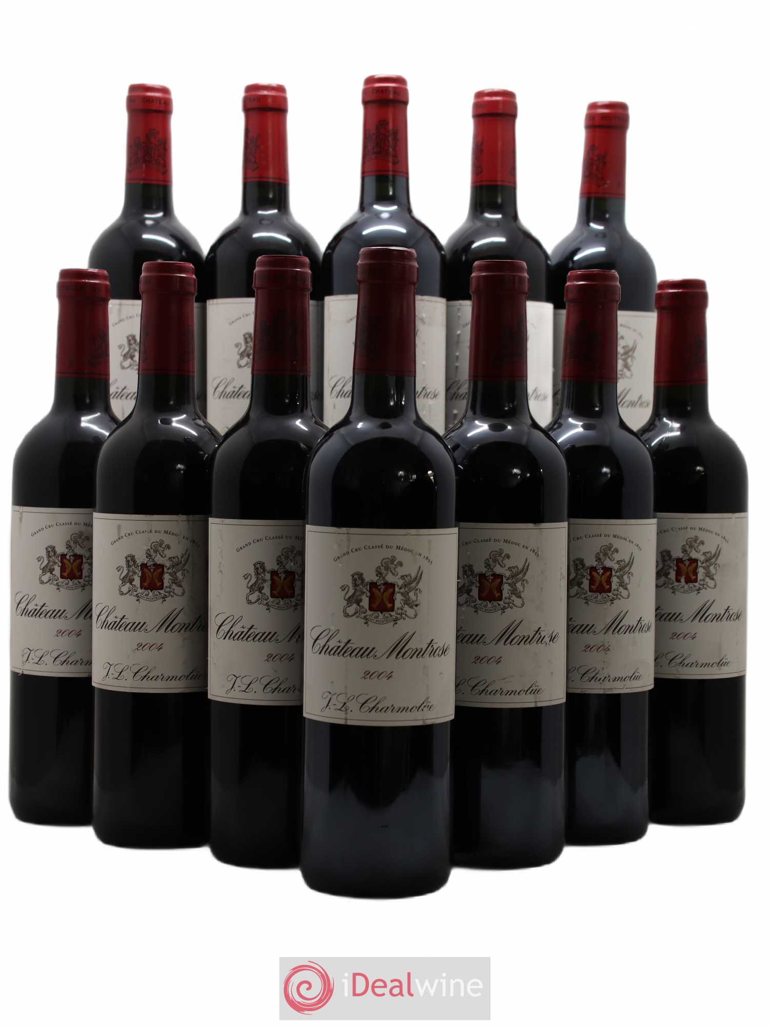 Château Montrose 2ème Grand Cru Classé 2004 - Lot de 12 bouteilles - 0