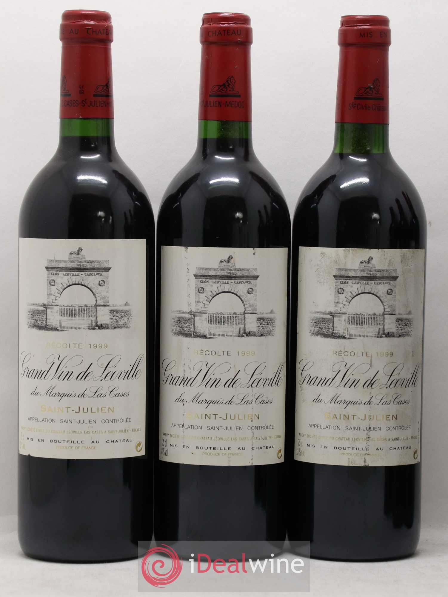 Château Léoville Las Cases 2ème Grand Cru Classé 1999 - Lot de 6 bouteilles - 1