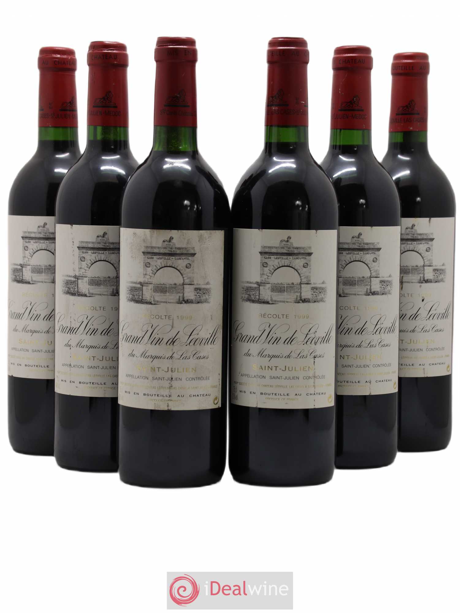 Château Léoville Las Cases 2ème Grand Cru Classé 1999 - Lot de 6 bouteilles - 0