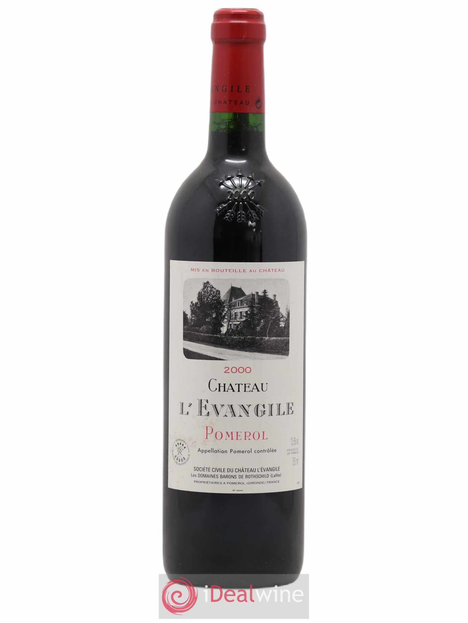 Château l' Évangile 2000 - Lot de 1 bouteille - 0