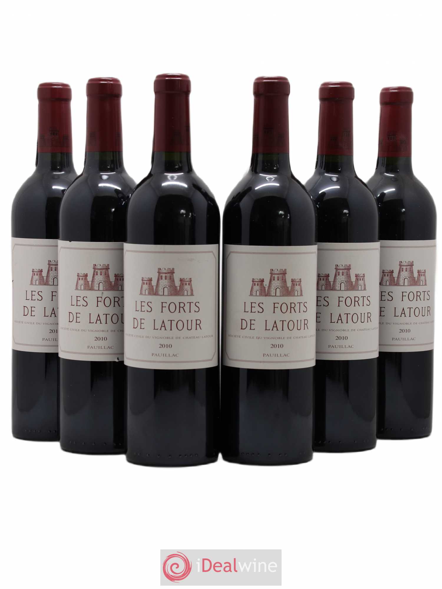 Les Forts de Latour Second Vin 2010 - Lot de 6 bouteilles - 0