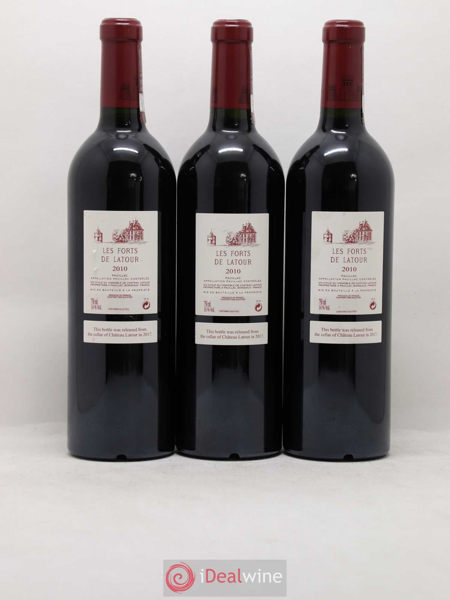 Les Forts de Latour Second Vin 2010 - Lot de 3 bouteilles - 1