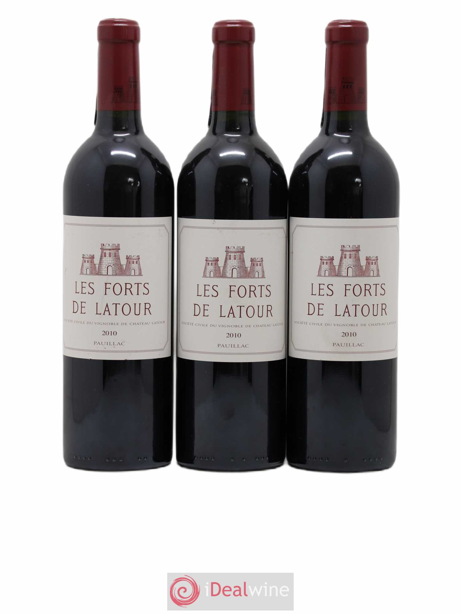 Les Forts de Latour Second Vin 2010 - Lot de 3 bouteilles - 0