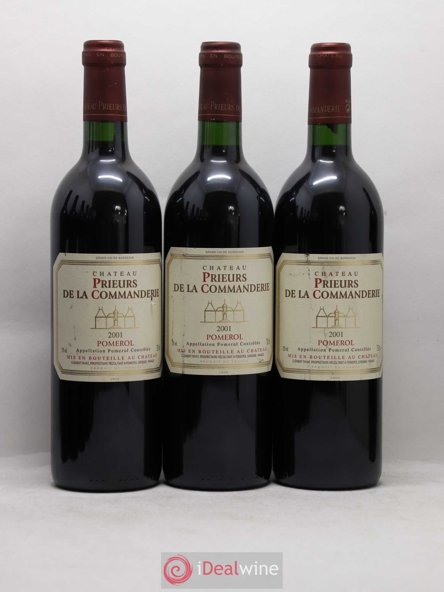 Pomerol 2001 - Posten von 12 Flaschen - 2