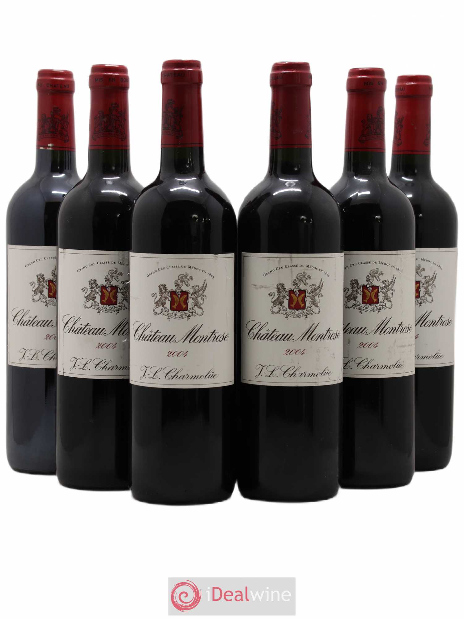 Château Montrose 2ème Grand Cru Classé 2004 - Lot de 6 bouteilles - 0