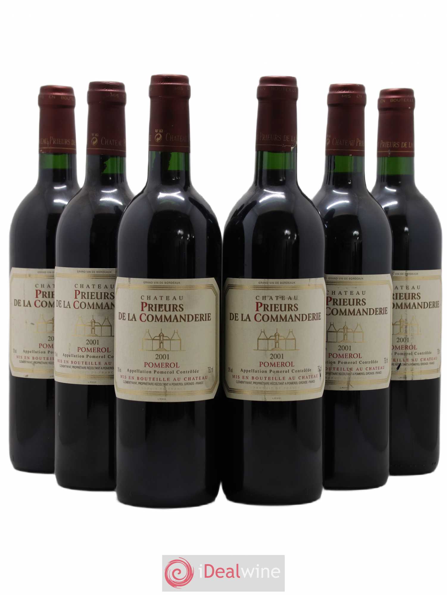 Pomerol 2001 - Posten von 6 Flaschen - 0