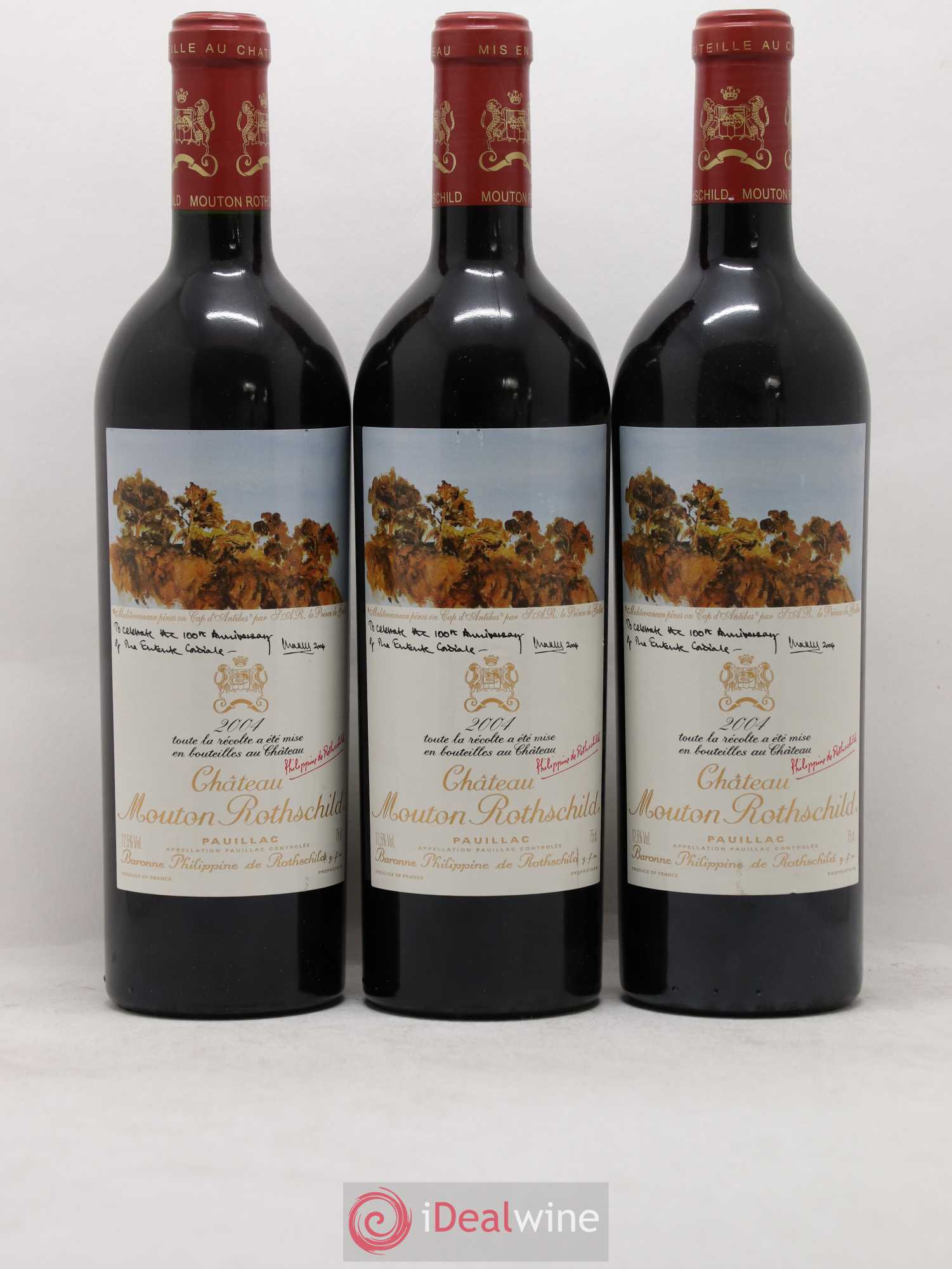 Château Mouton Rothschild 1er Grand Cru Classé 2004 - Lot de 6 bouteilles - 3