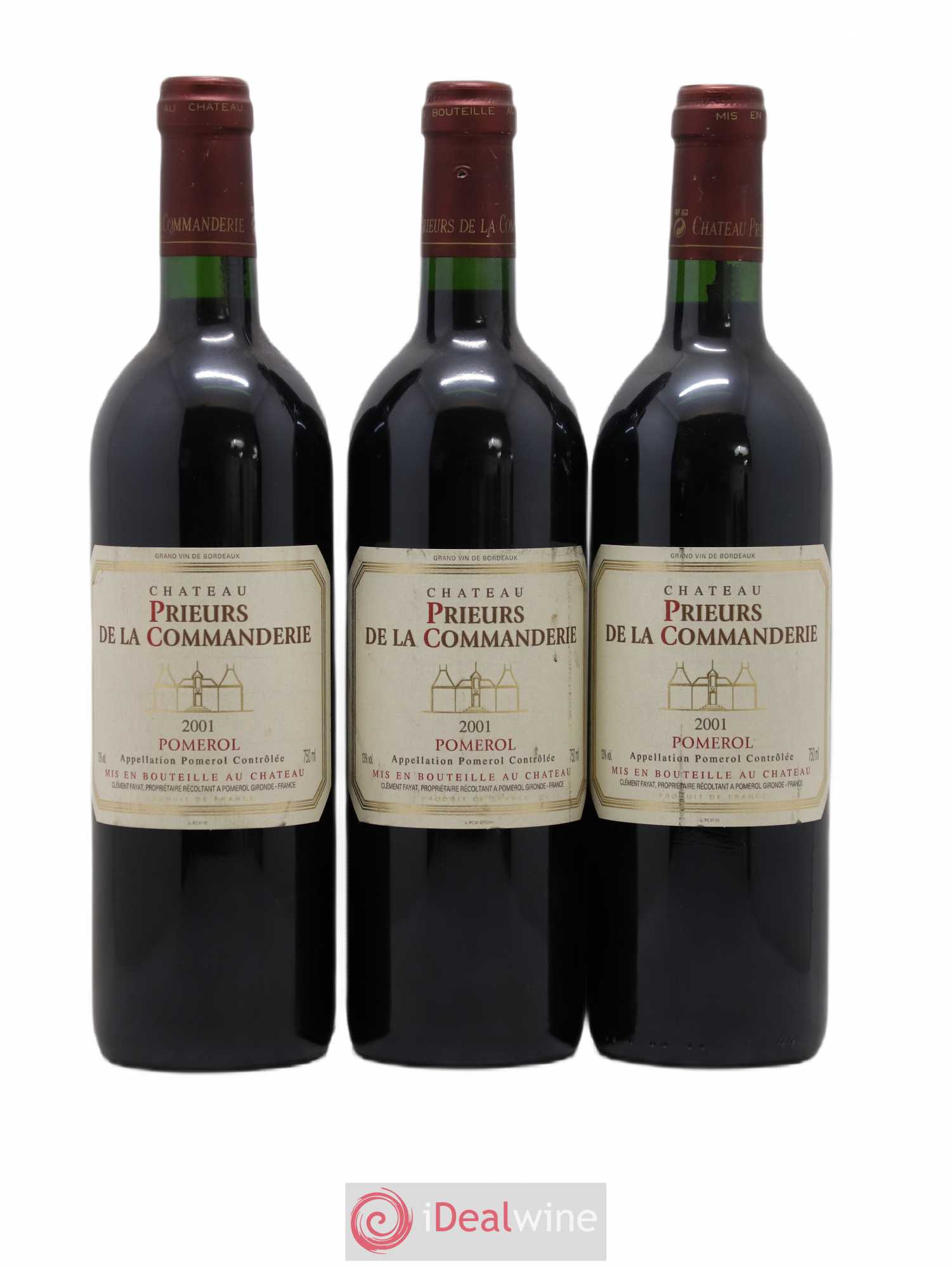 Pomerol 2001 - Posten von 3 Flaschen - 0