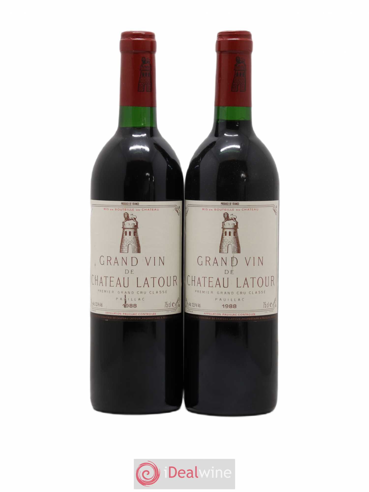 Château Latour 1er Grand Cru Classé 1988 - Lot de 2 bouteilles - 0