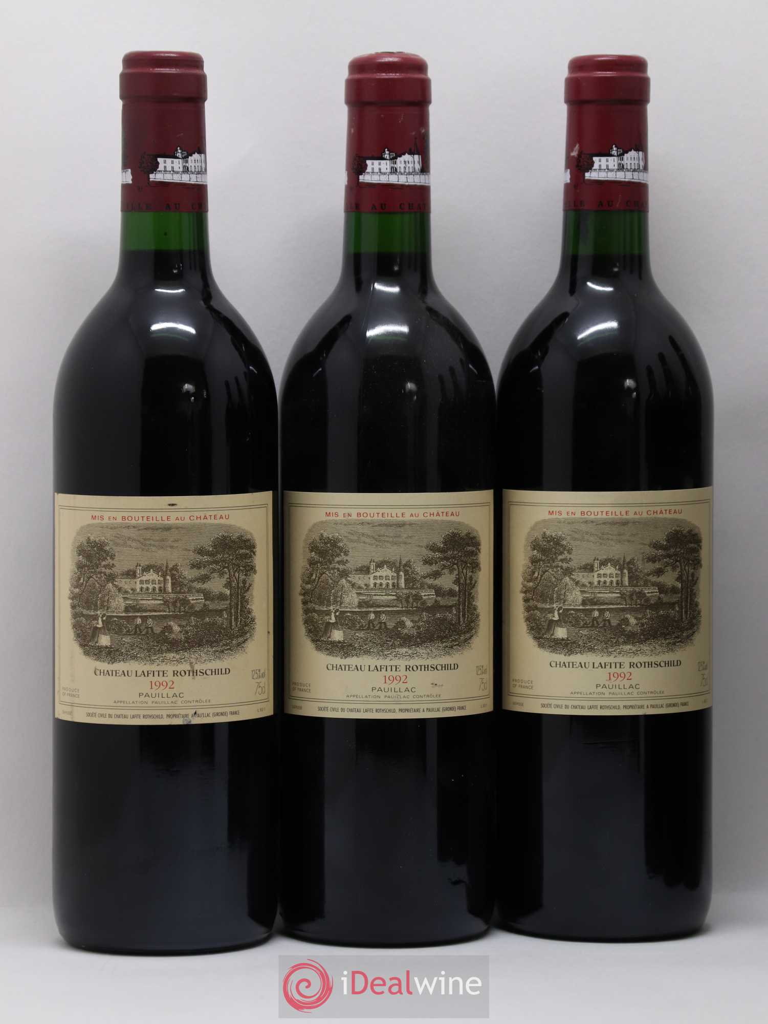 Château Lafite Rothschild 1er Grand Cru Classé 1992 - Lot de 6 bouteilles - 2