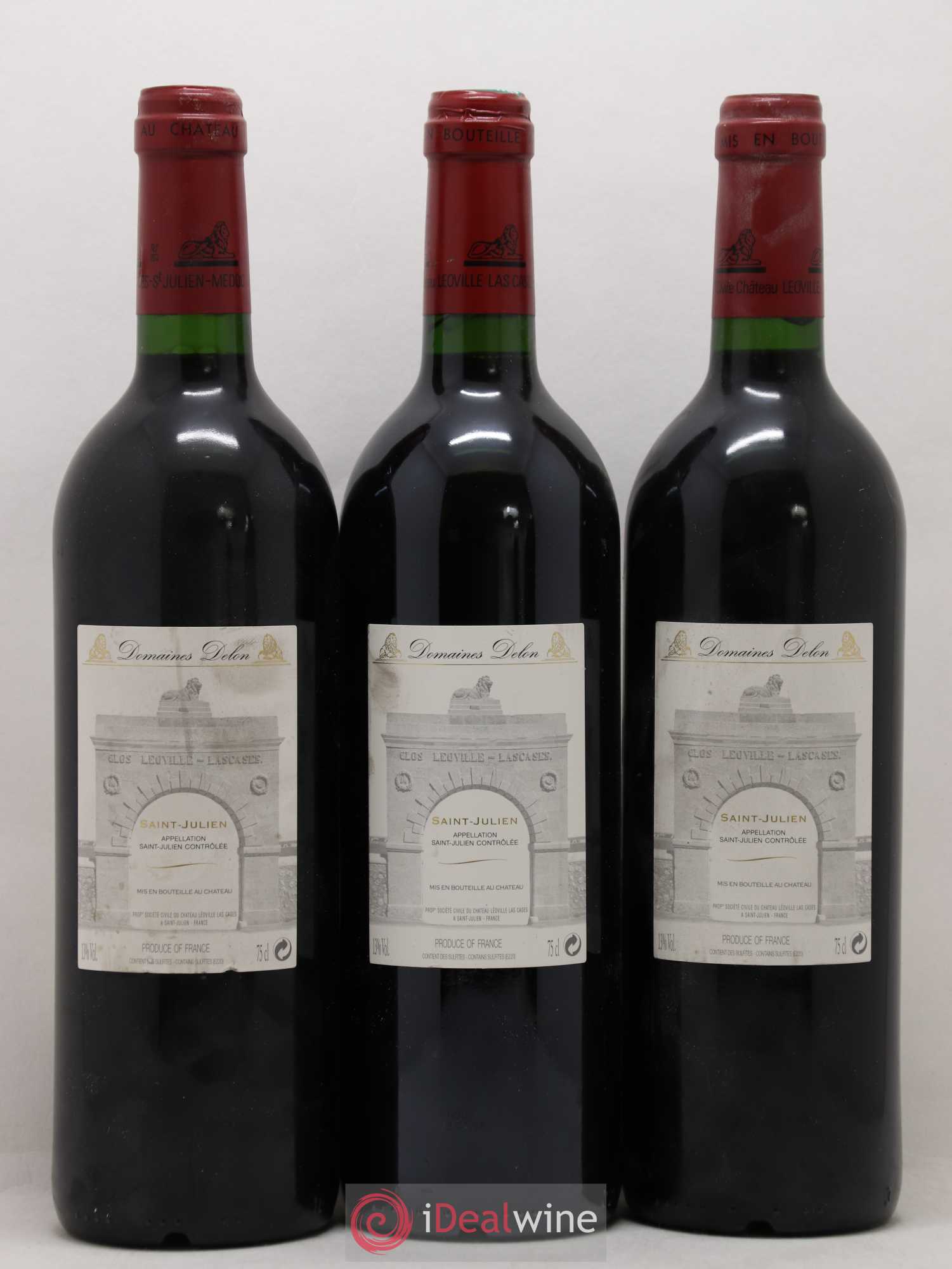 Château Léoville Las Cases 2ème Grand Cru Classé 2003 - Lot de 3 bouteilles - 1