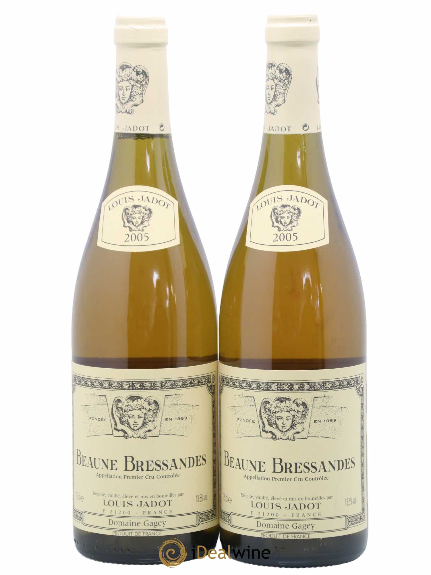 Beaune 1er Cru Les Bressandes Domaine Gagey - Louis Jadot (sans prix de réserve) 2005 - Lot de 2 bouteilles - 0