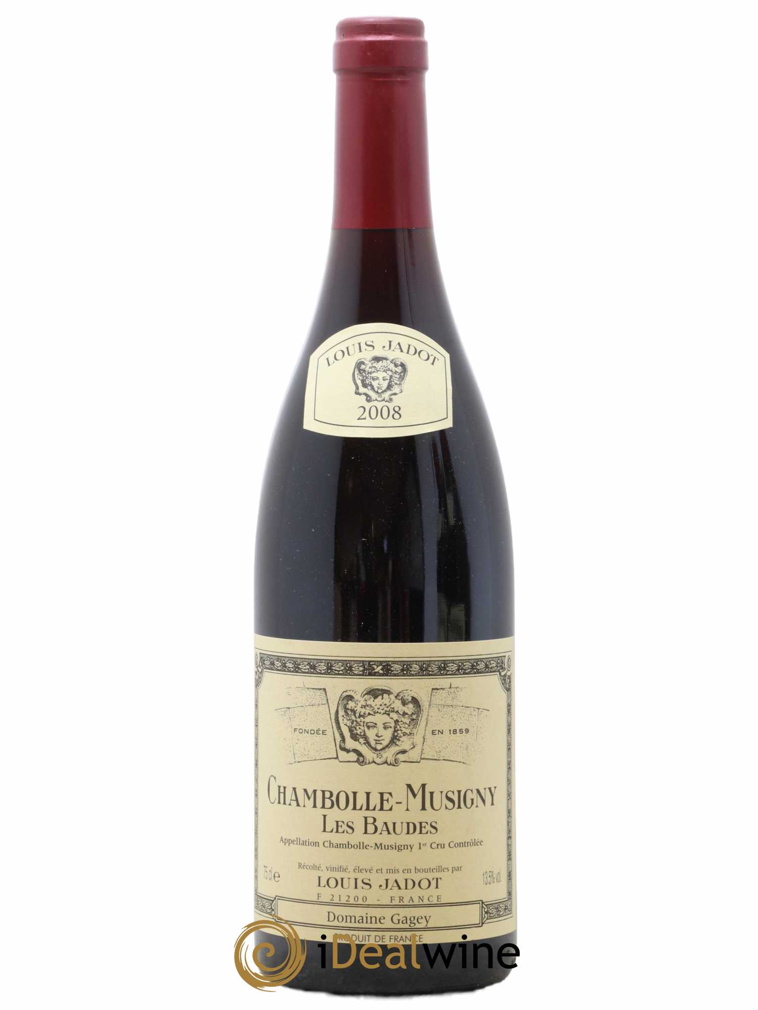 Chambolle-Musigny 1er Cru Les Baudes Louis Jadot 2008 - Lot de 1 bouteille - 0