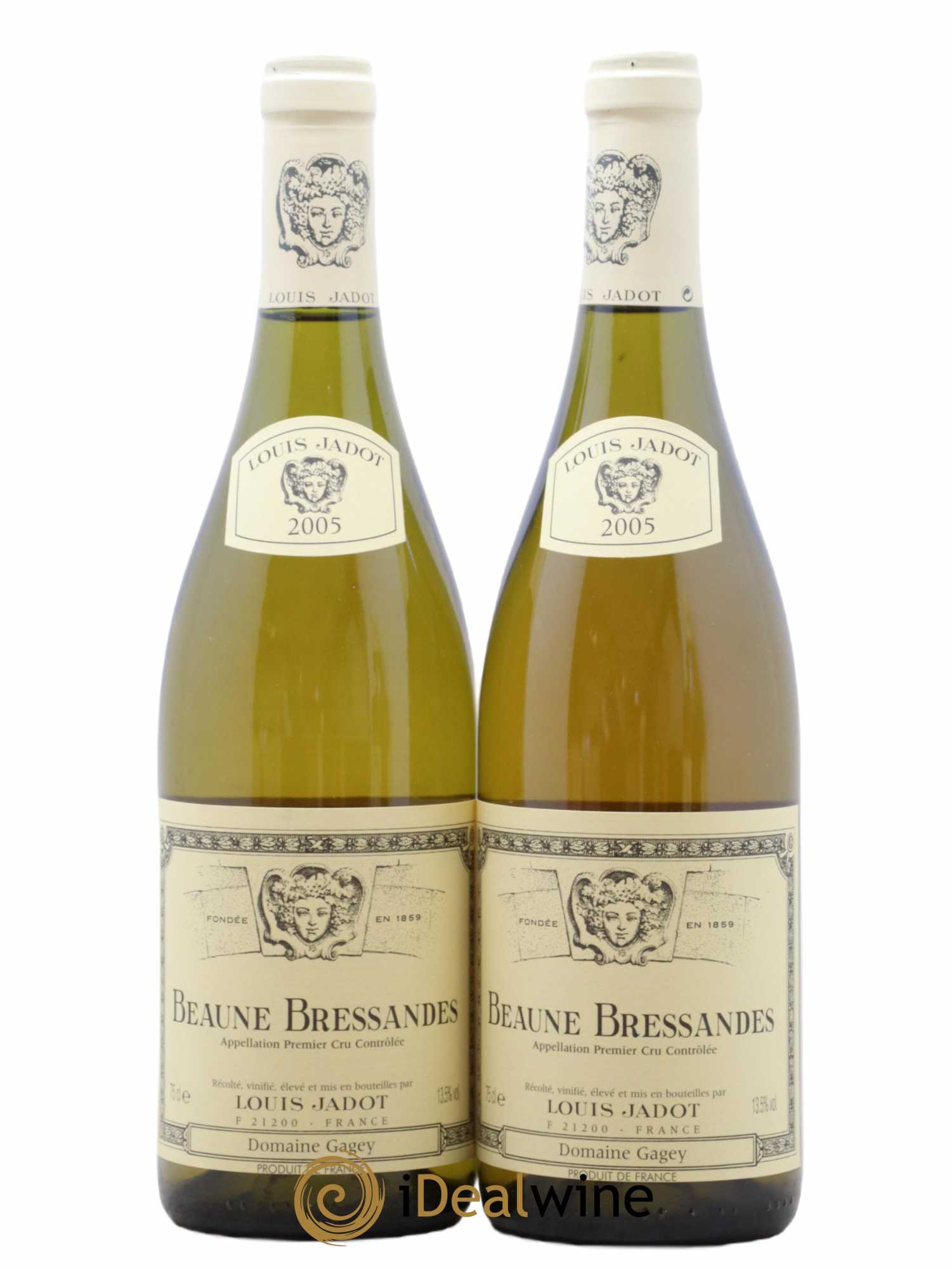 Beaune 1er Cru Les Bressandes Domaine Gagey - Louis Jadot (sans prix de réserve) 2005 - Lot de 2 bouteilles - 0
