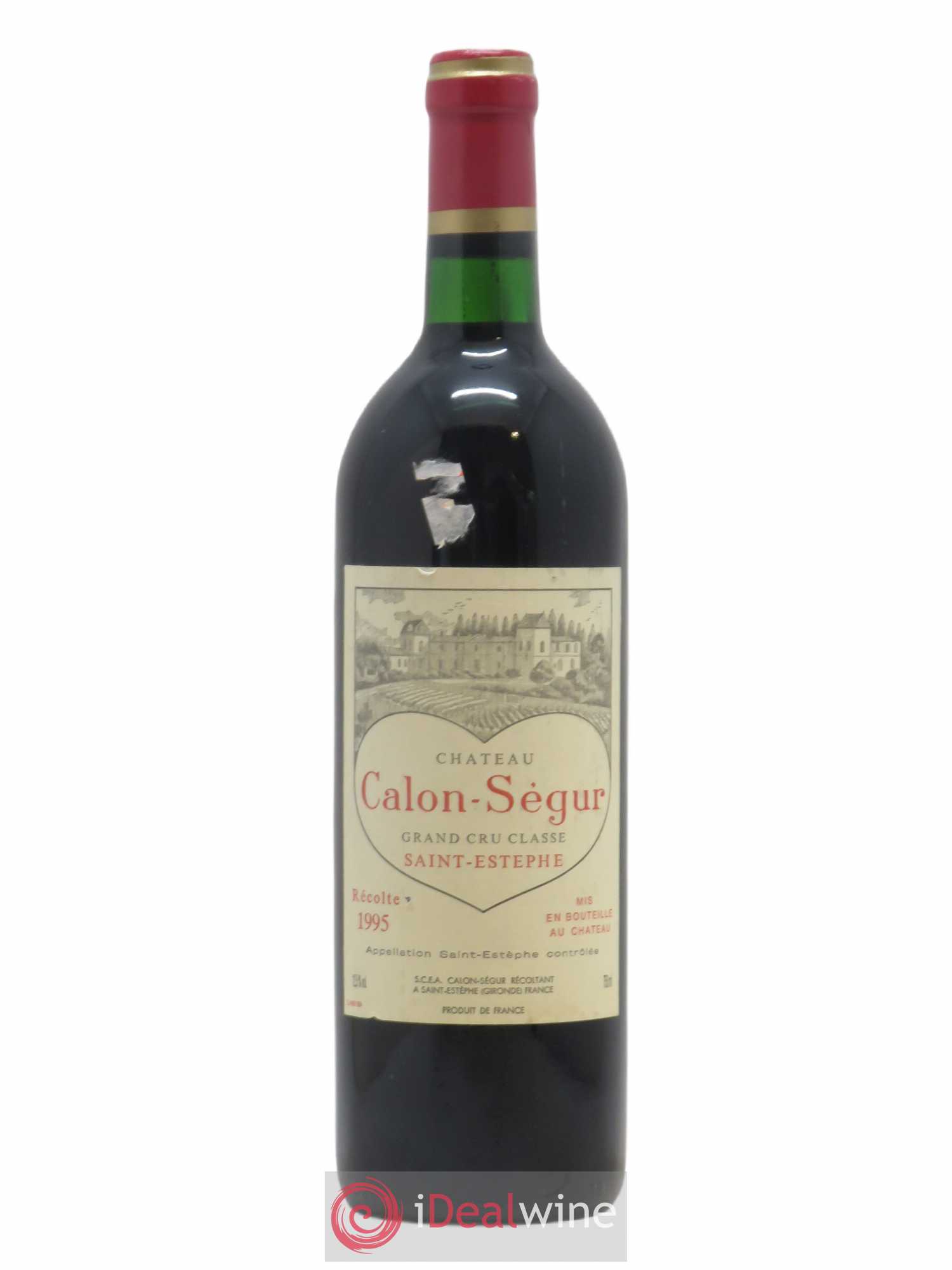 Château Calon Ségur 3ème Grand Cru Classé 1995 - Lot de 1 bouteille - 0