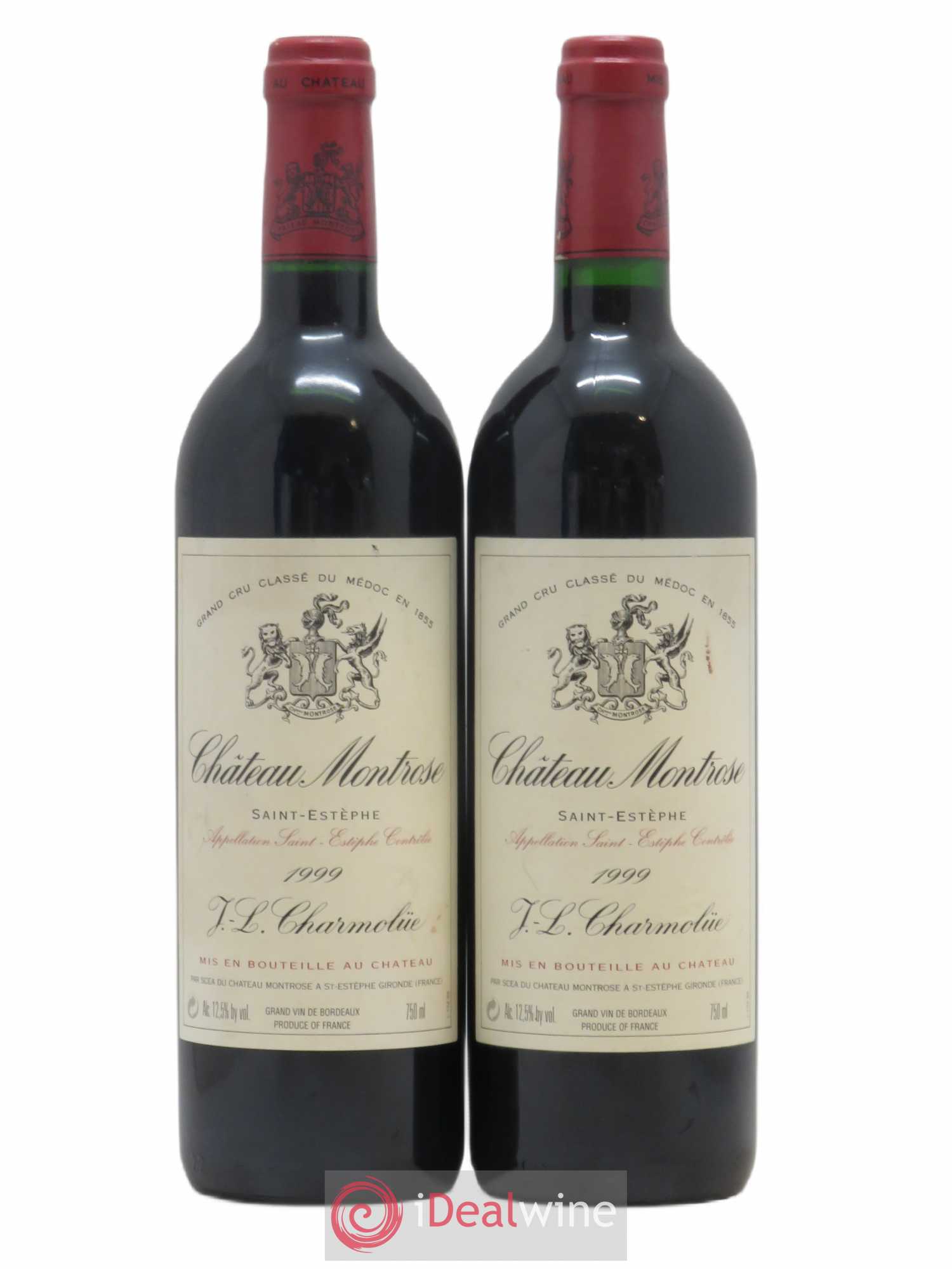 Château Montrose 2ème Grand Cru Classé 1999 - Lot de 2 bouteilles - 0