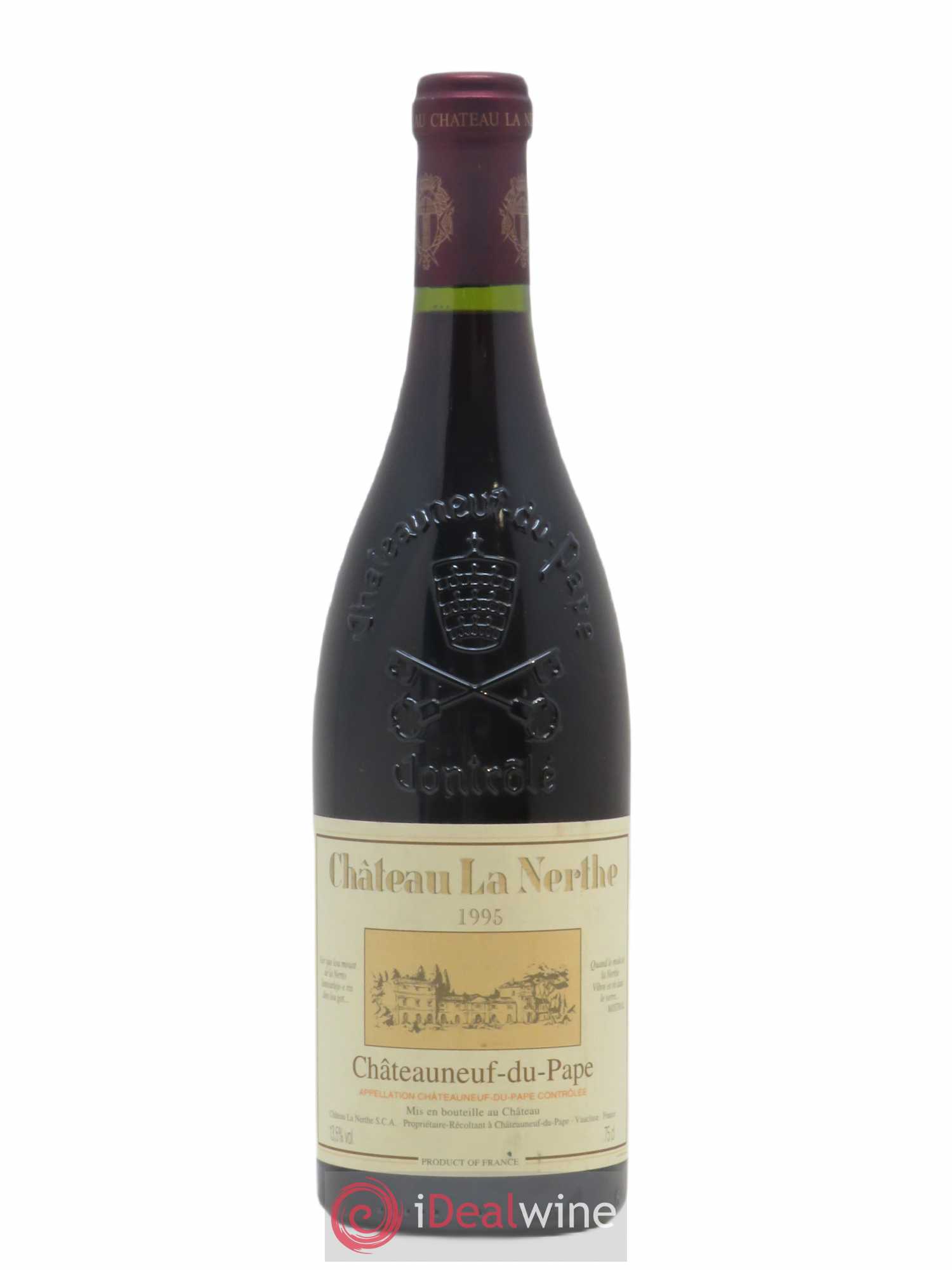 Châteauneuf-du-Pape Château la Nerthe Famille Richard 1995 - Lot de 1 bouteille - 0