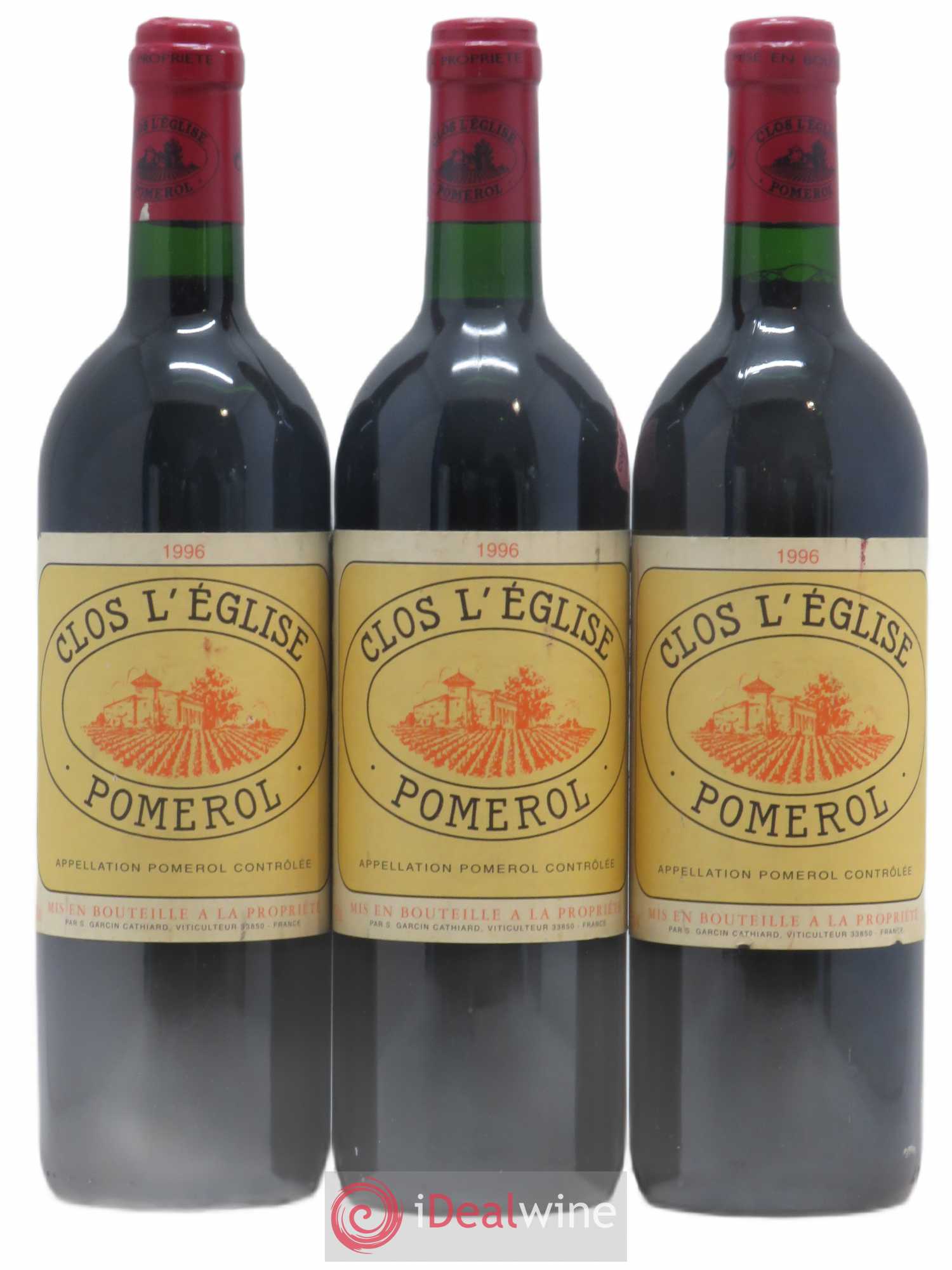Clos l'Eglise 1996 - Lot de 3 bouteilles - 0