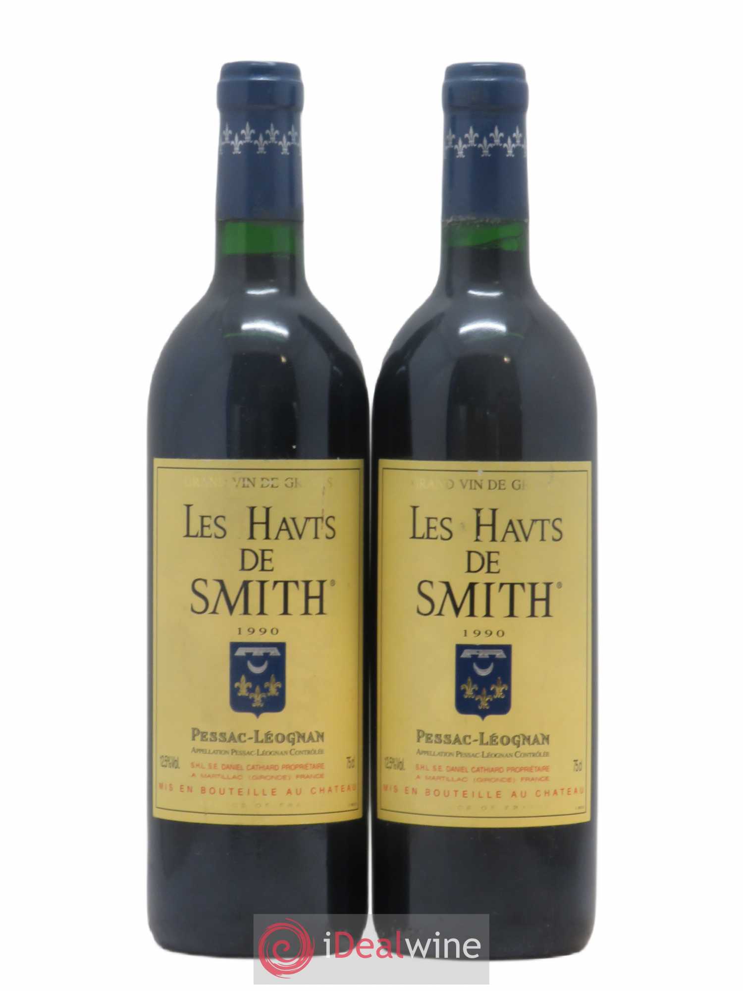 Les Hauts de Smith Second Vin 1990 - Lot de 2 bouteilles - 0