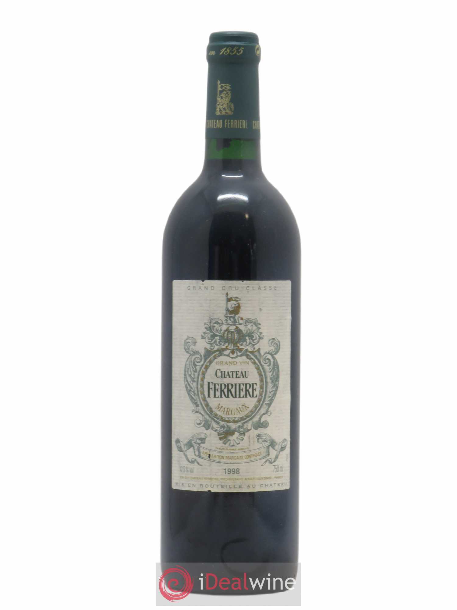 Château Ferrière 3ème Grand Cru Classé 1998 - Lot de 1 bouteille - 0
