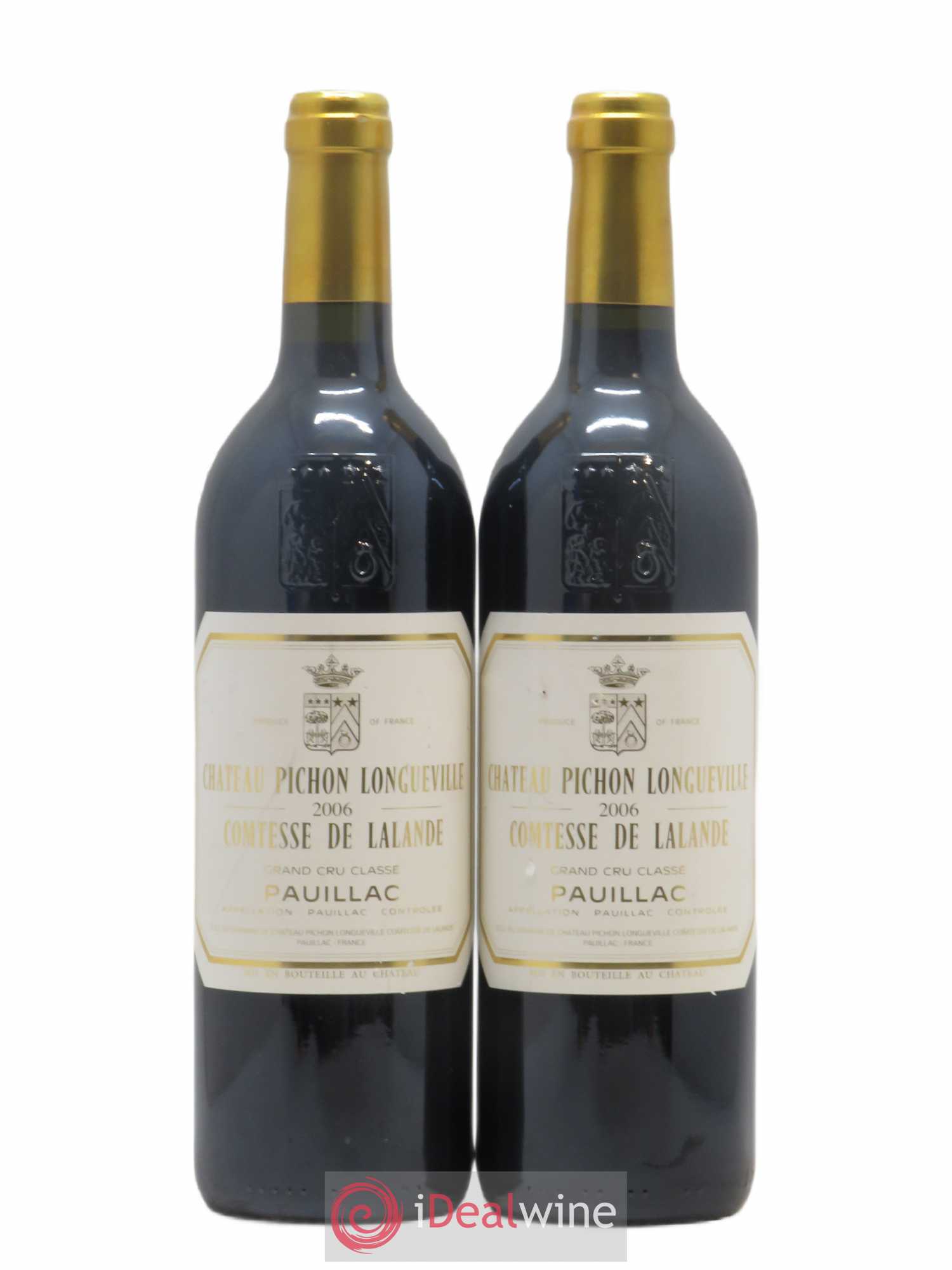 Château Pichon Longueville Comtesse de Lalande 2ème Grand Cru Classé 2006 - Lot de 2 bouteilles - 0