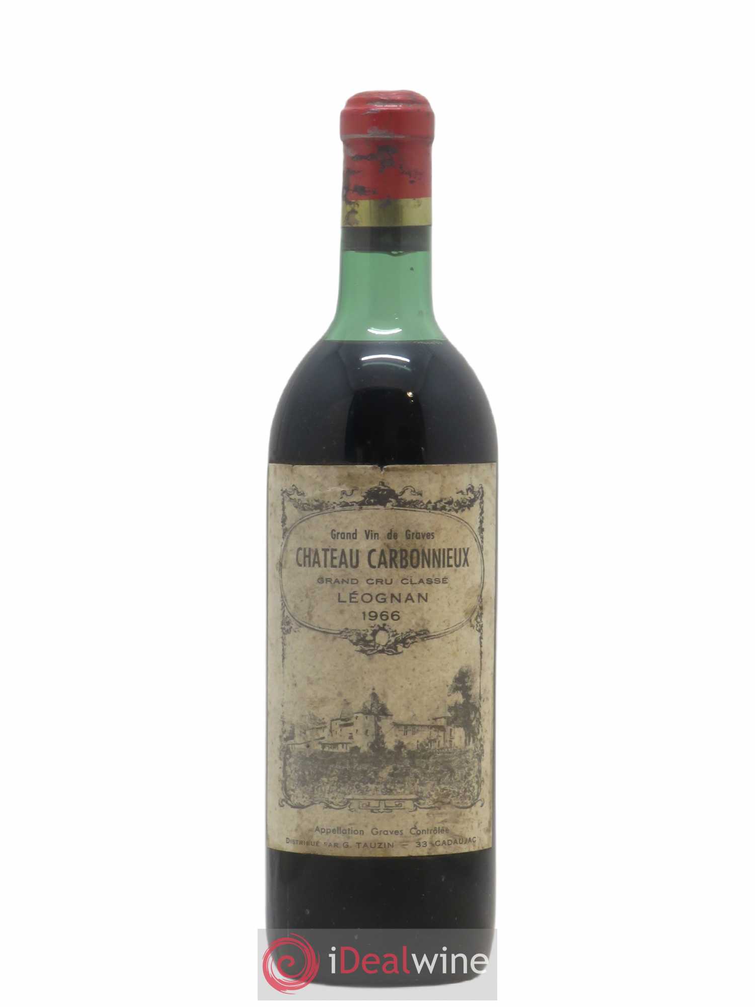Château Carbonnieux Cru Classé de Graves 1966 - Lot de 1 bouteille - 0
