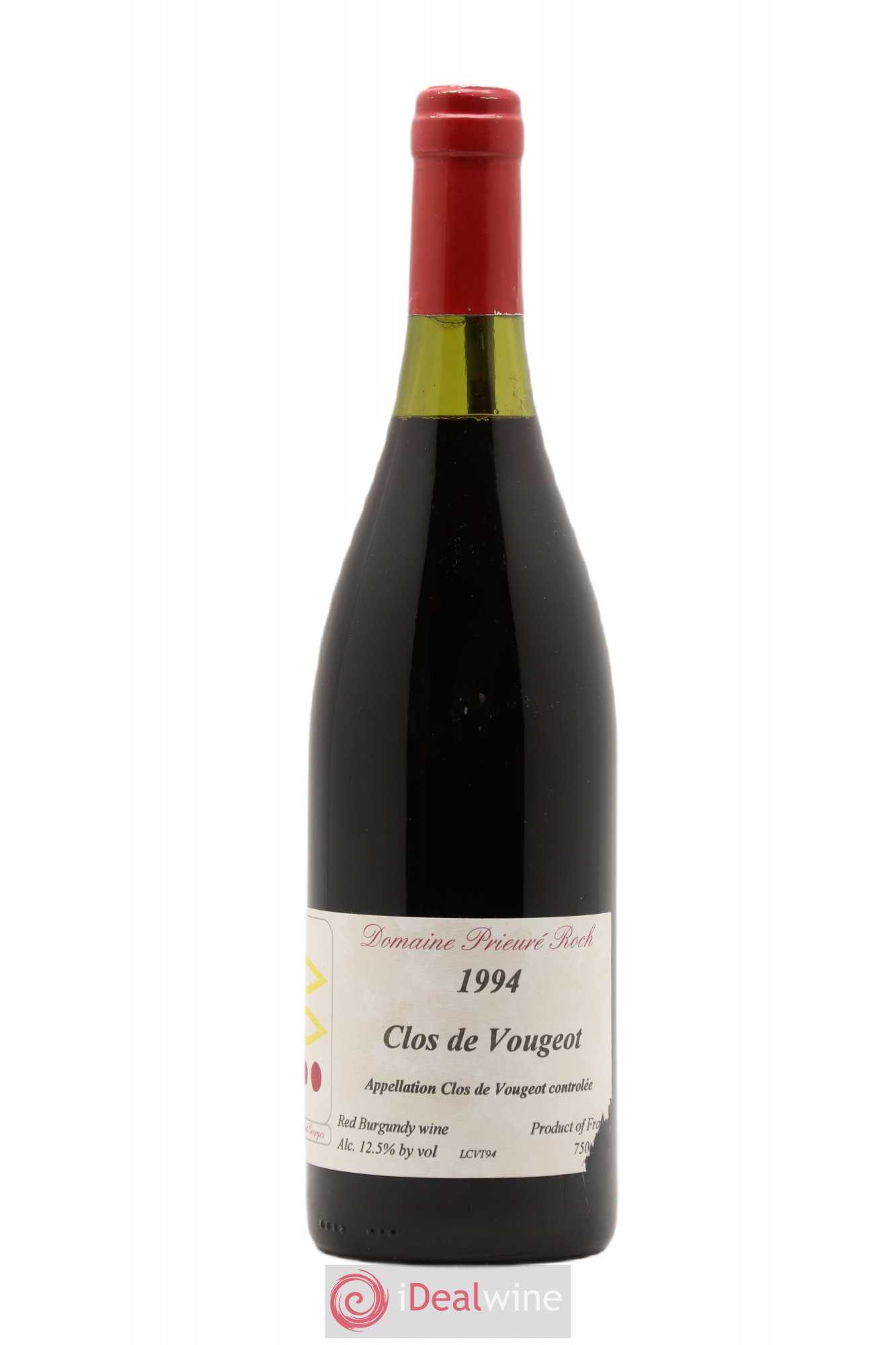 Clos de Vougeot Grand Cru Prieuré Roch 1994 - Lot de 1 bouteille - 0