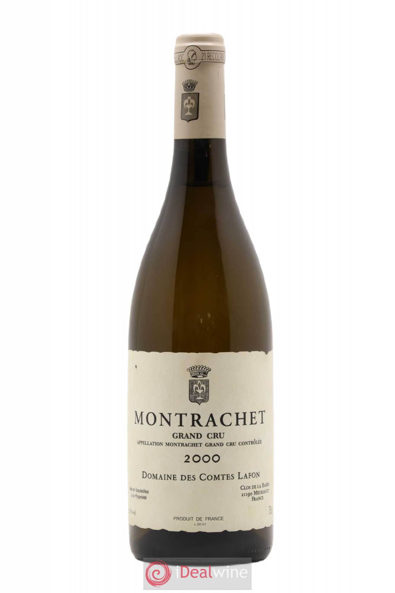 Montrachet Grand Cru Comtes Lafon (Domaine des) 2000 - Lot de 1 bouteille - 0