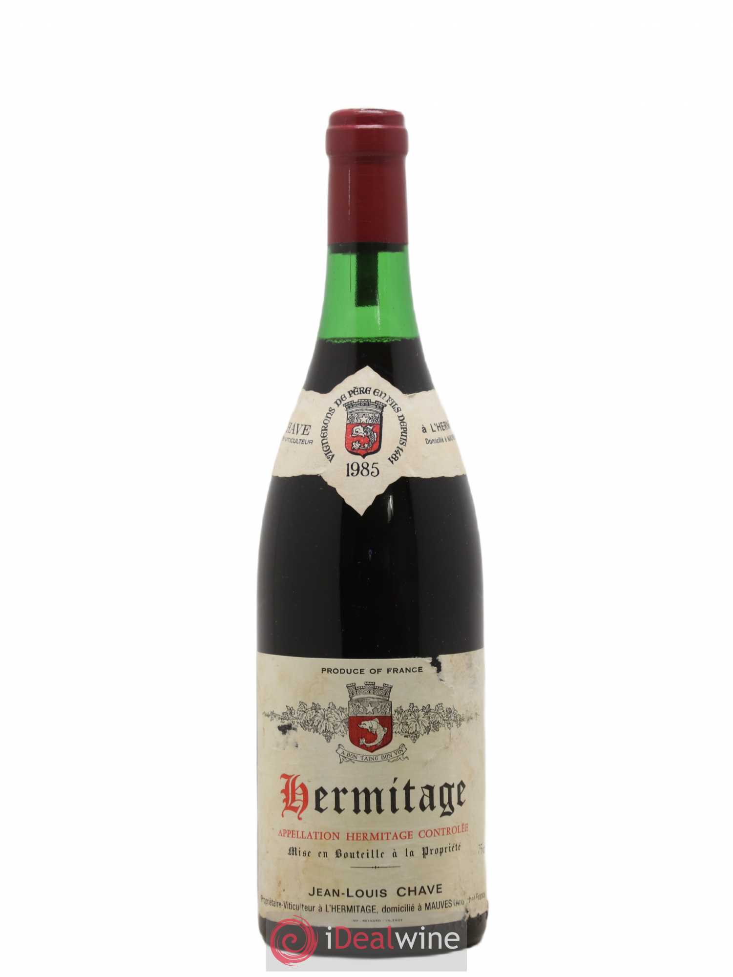 Hermitage Jean-Louis Chave 1985 - Lot de 1 bouteille - 0