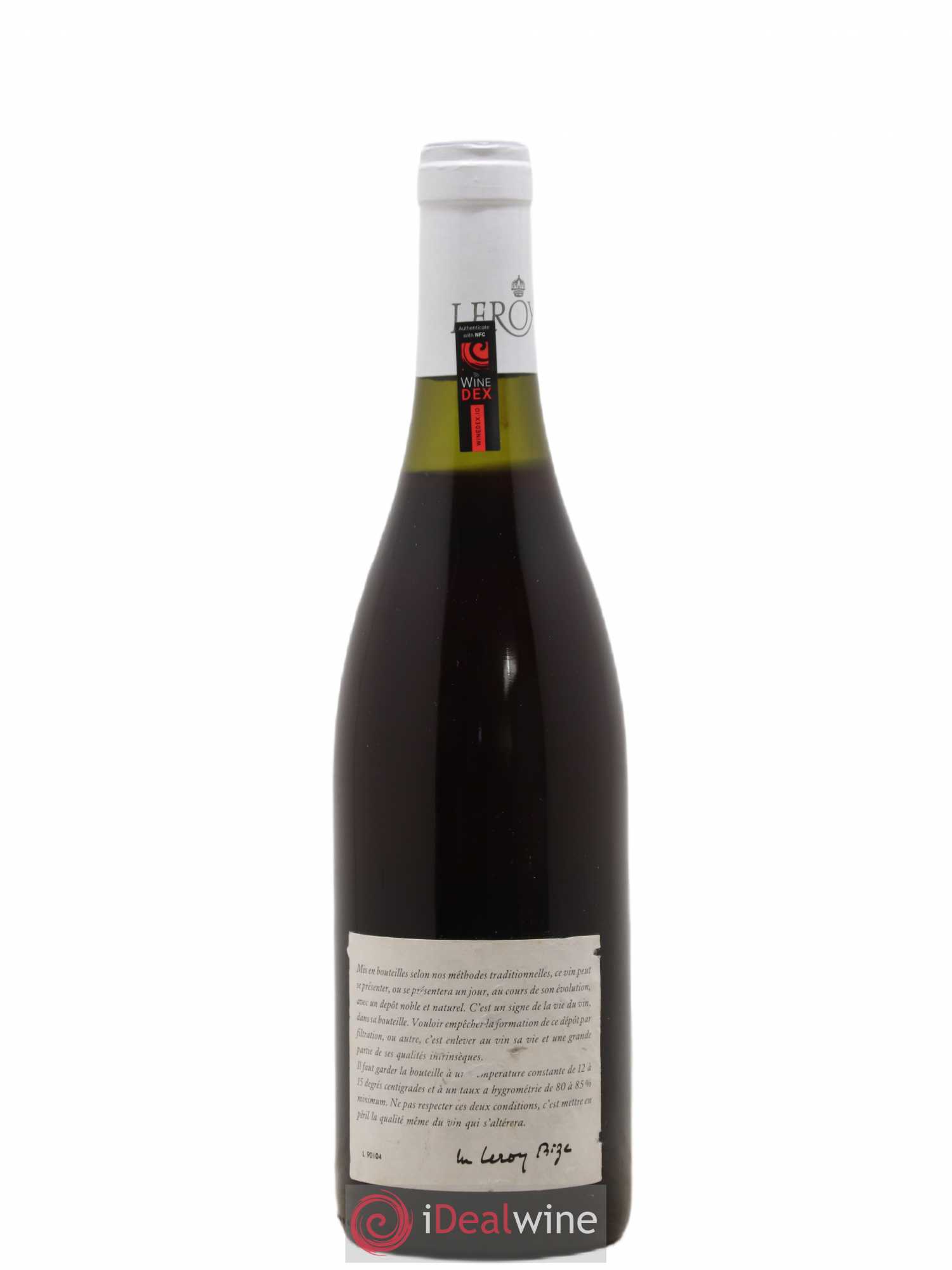 Gevrey-Chambertin 1er Cru Les Cazetiers Leroy SA 1990 - Lot de 1 bouteille - 1