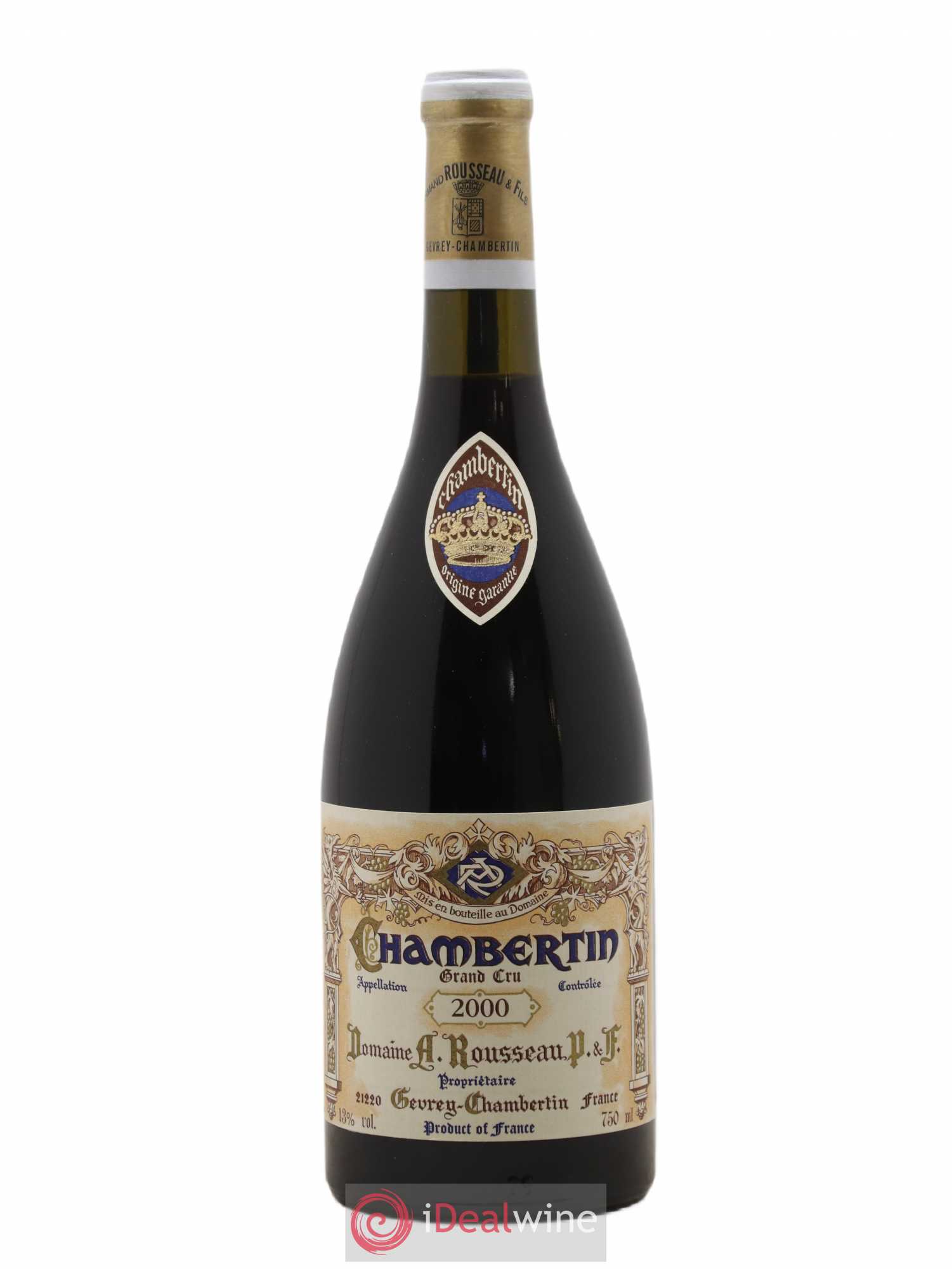 Chambertin Grand Cru Armand Rousseau (Domaine) 2000 - Lot de 1 bouteille - 0