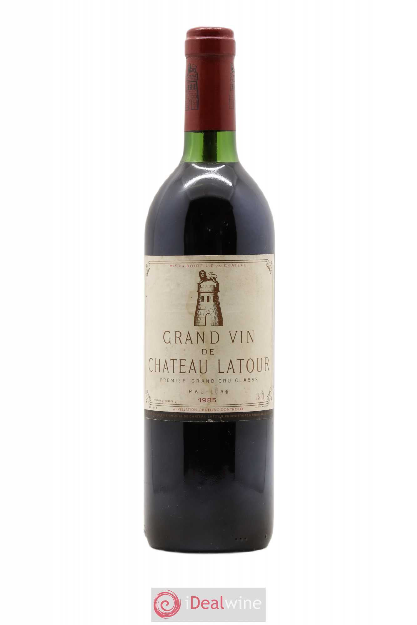 Château Latour 1er Grand Cru Classé 1983 - Lot de 1 bouteille - 0