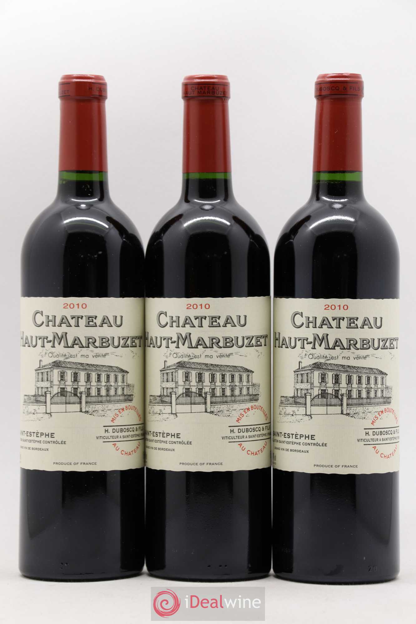 Château Haut Marbuzet 2010 - Lot de 6 bouteilles - 1