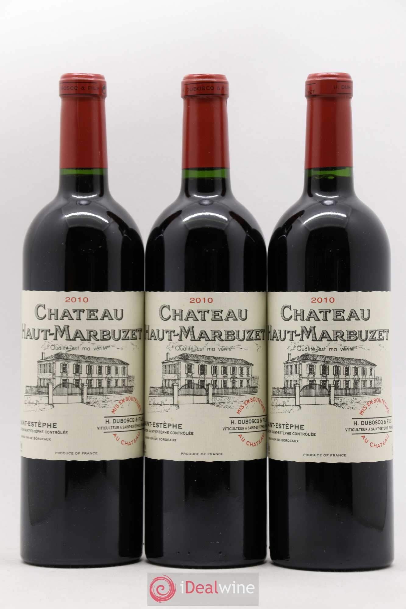 Château Haut Marbuzet 2010 - Lot de 6 bouteilles - 2