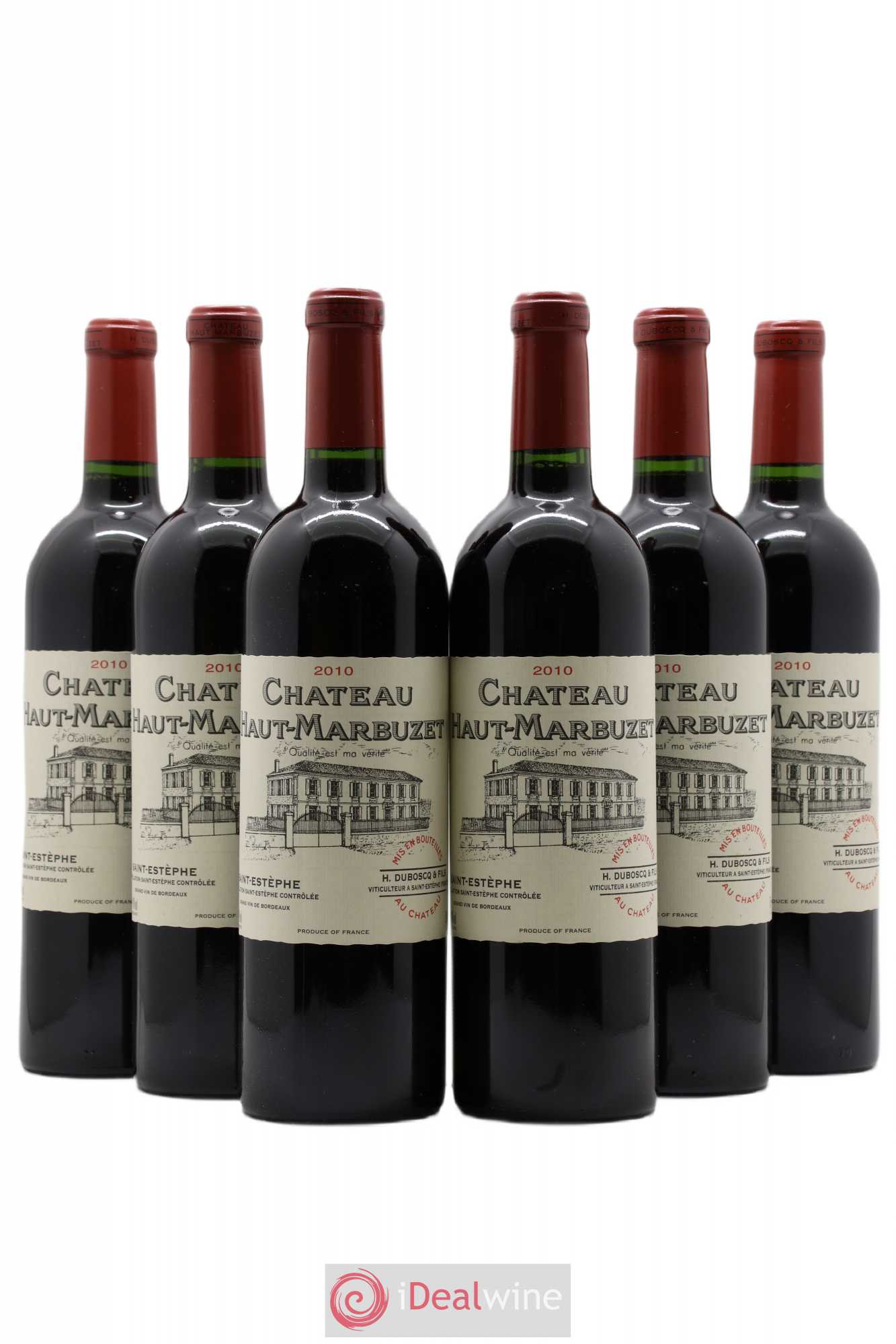 Château Haut Marbuzet 2010 - Lot de 6 bouteilles - 0