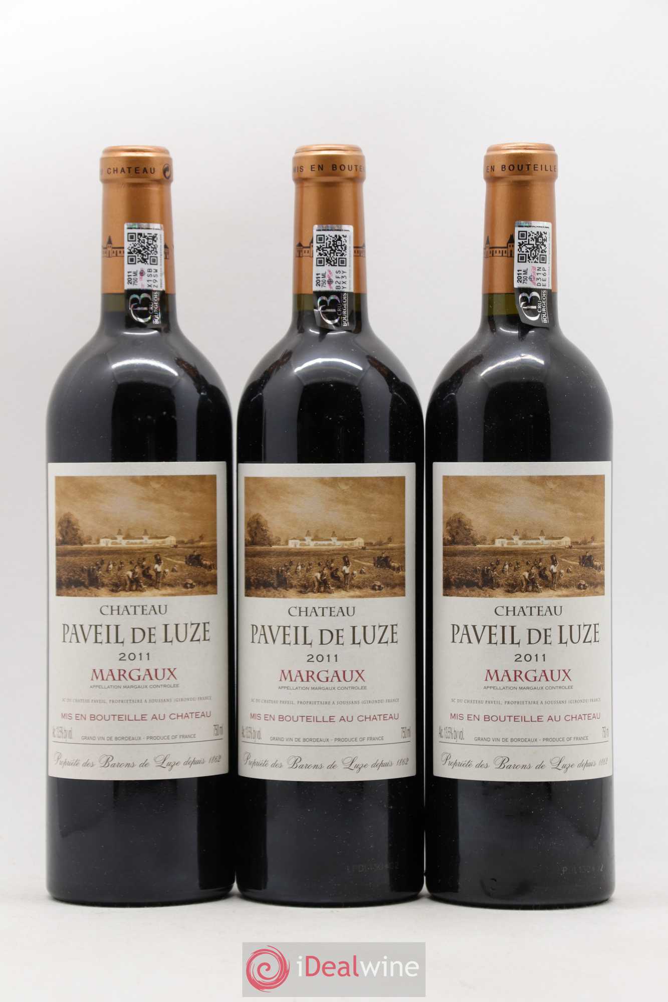 Château Paveil de Luze Cru Bourgeois 2011 - Lot de 6 bouteilles - 1