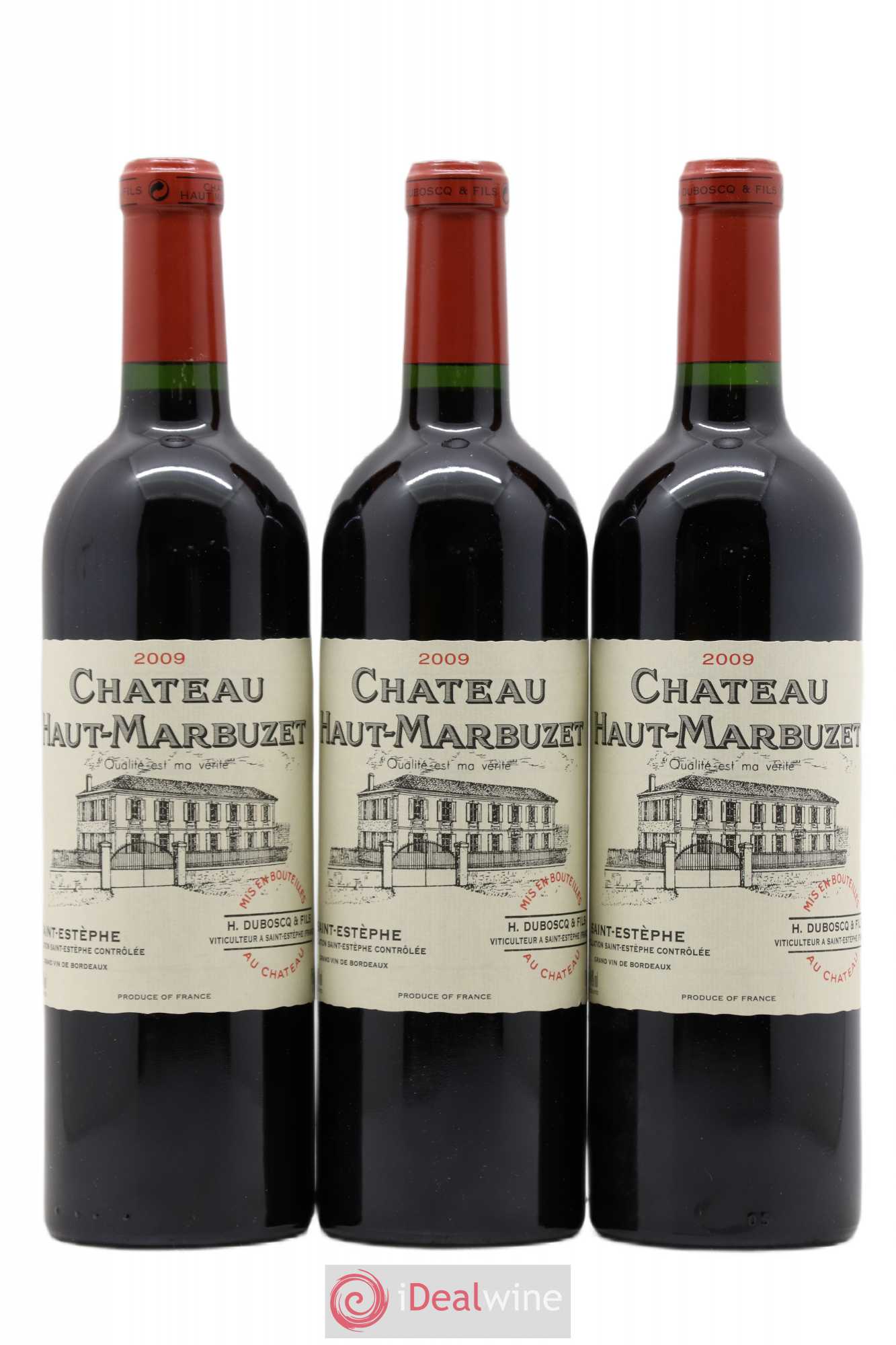 Château Haut Marbuzet 2009 - Lot de 3 bouteilles - 0