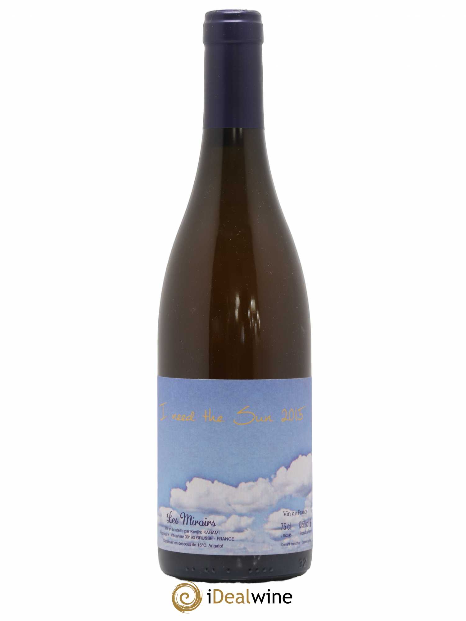 Vin de France I need the Sun Kenjiro Kagami - Domaine des Miroirs 2015 - Lot de 1 bouteille - 0
