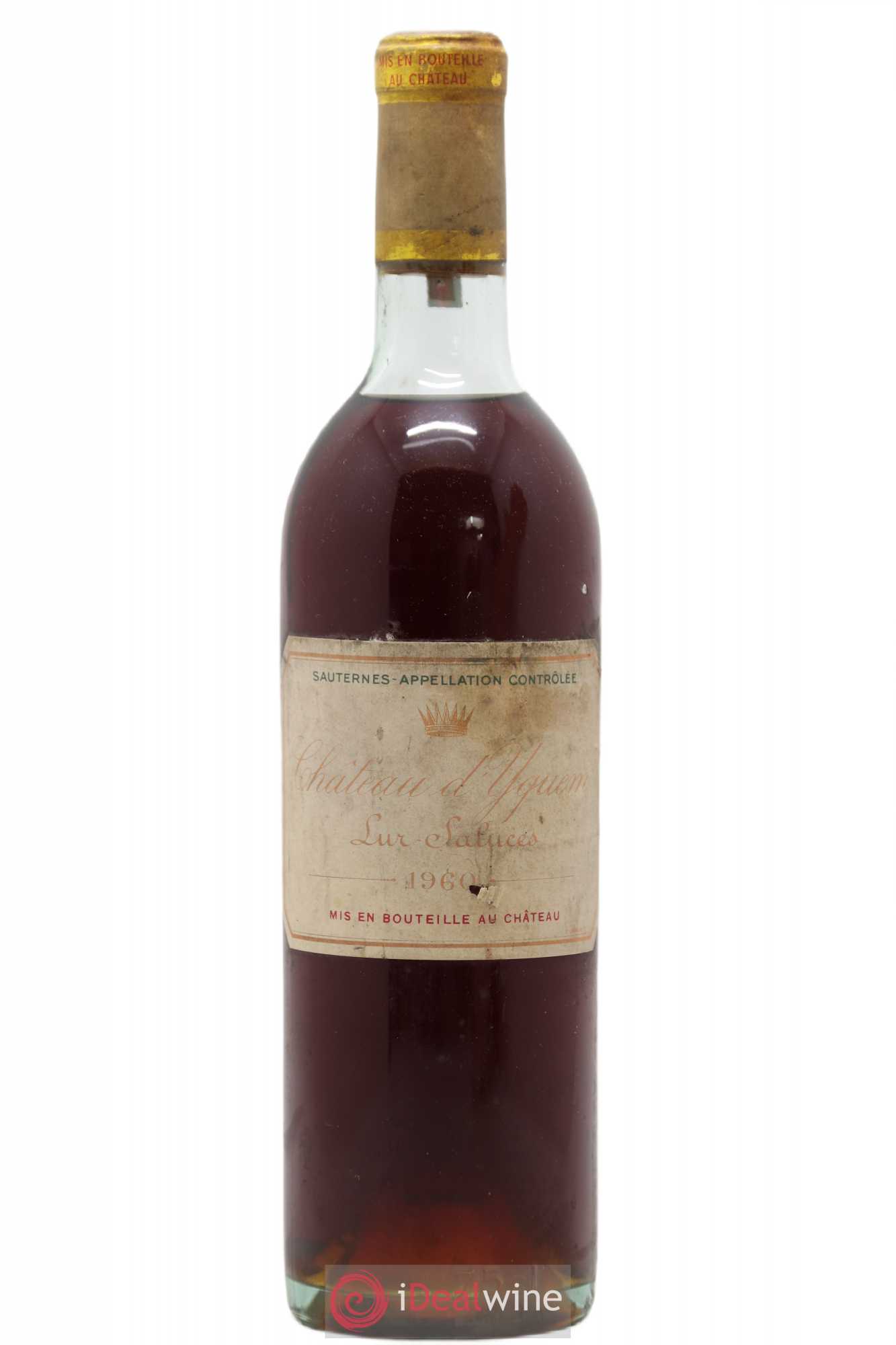 Château d' Yquem 1er Cru Classé Supérieur 1960 - Lotto di 1 bottiglia - 0