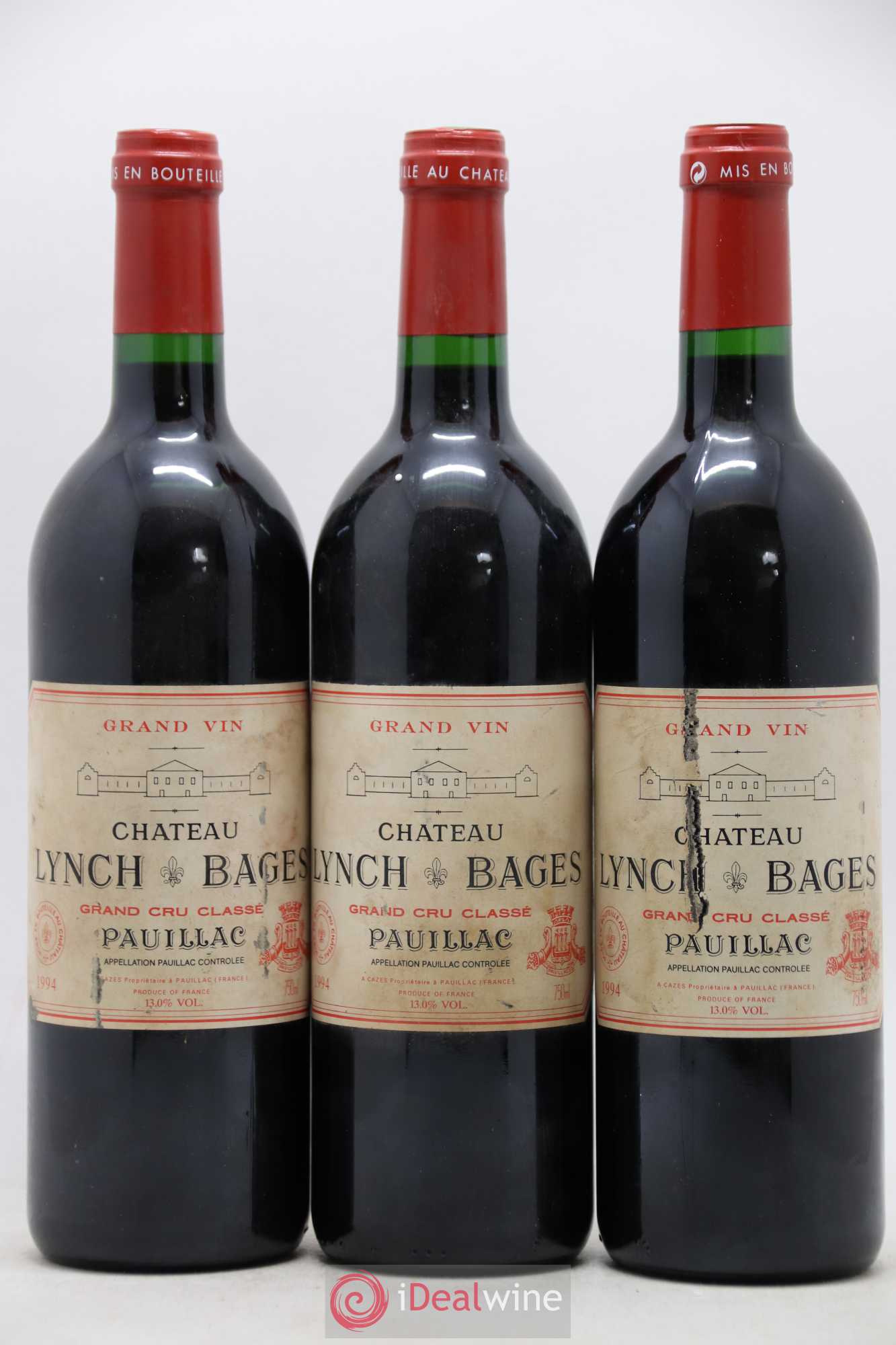 Château Lynch Bages 5ème Grand Cru Classé 1994 - Lot de 6 bouteilles - 1