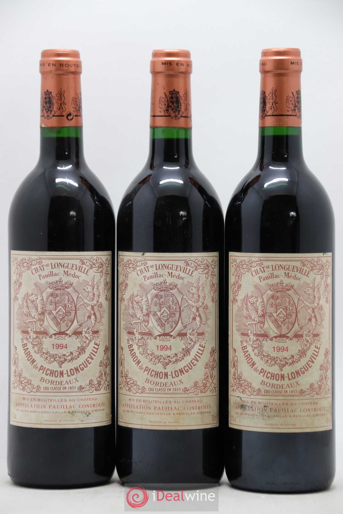 Pichon Longueville Baron 2ème Grand Cru Classé 1994 - Lot de 6 bouteilles - 1