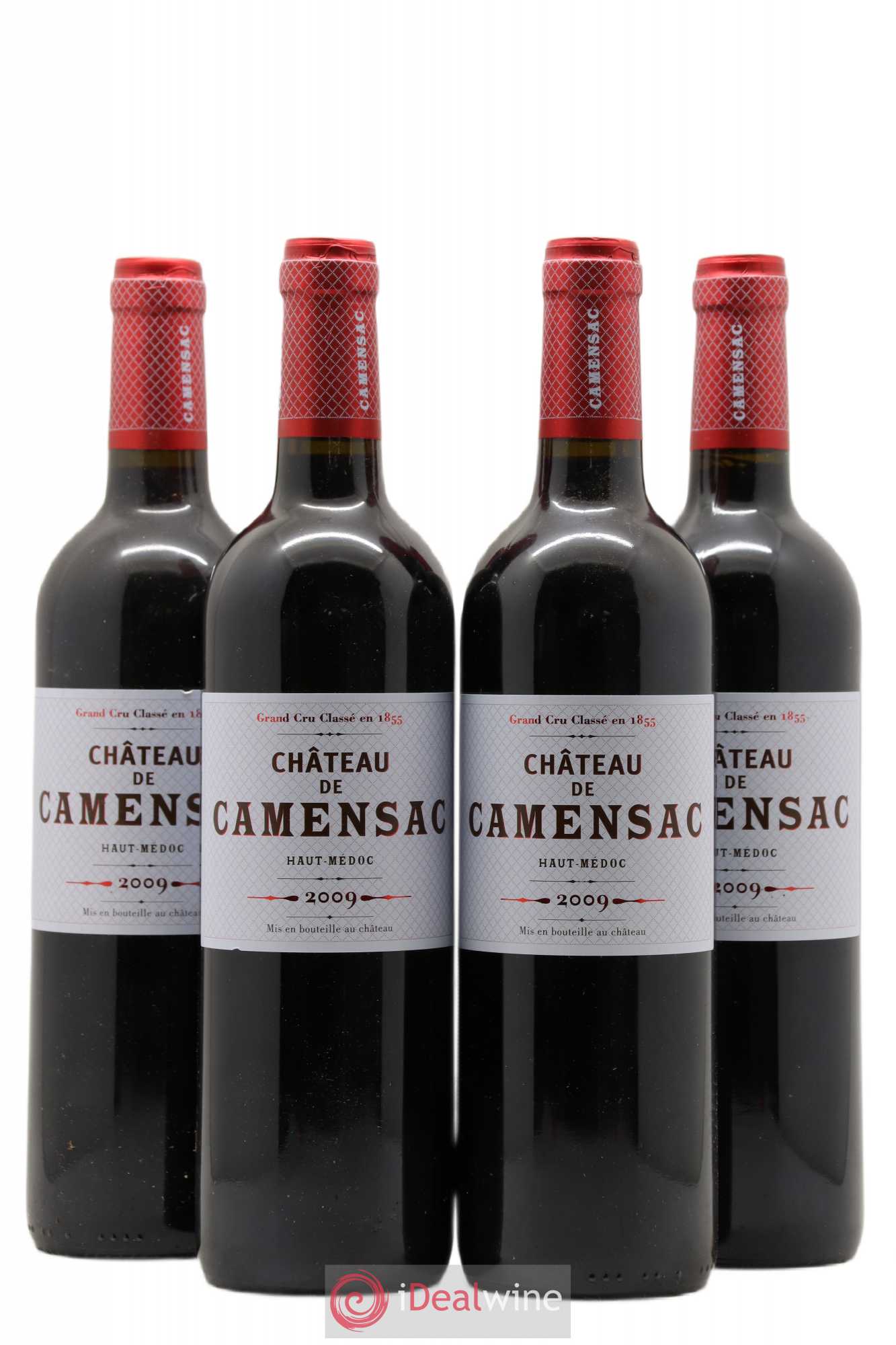 Château Camensac 5ème Grand Cru Classé 2009 - Lot de 4 bouteilles - 0