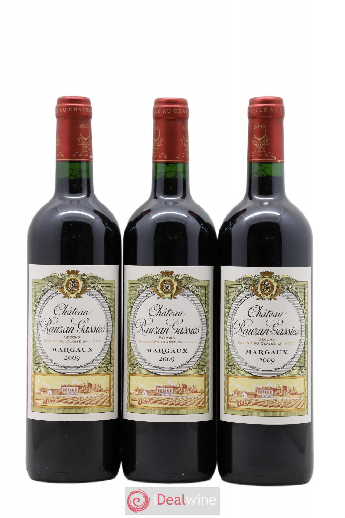 Château Rauzan-Gassies 2ème Grand Cru Classé 2009 - Lot de 3 bouteilles - 0