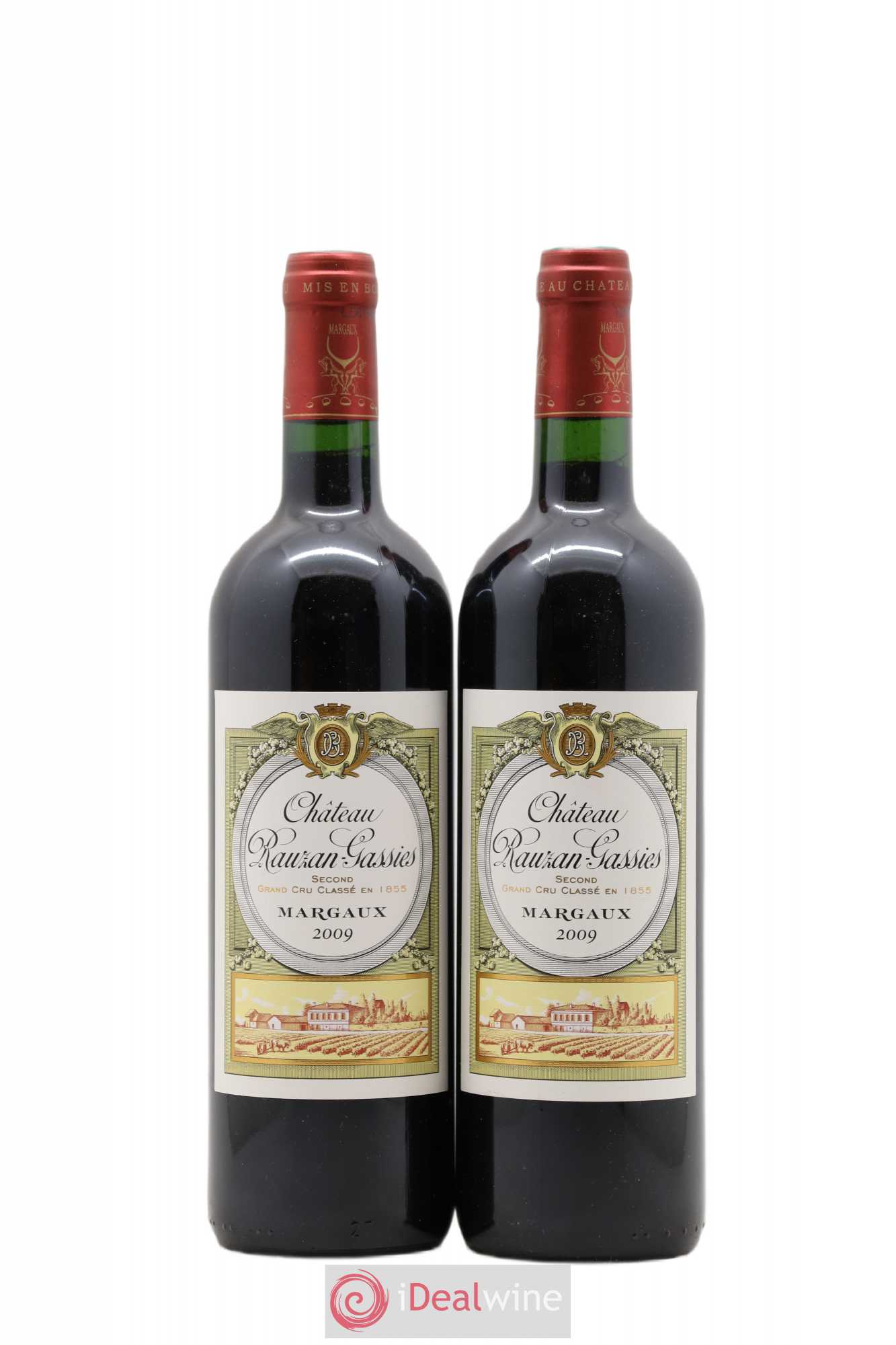 Château Rauzan-Gassies 2ème Grand Cru Classé 2009 - Lot de 2 bouteilles - 0