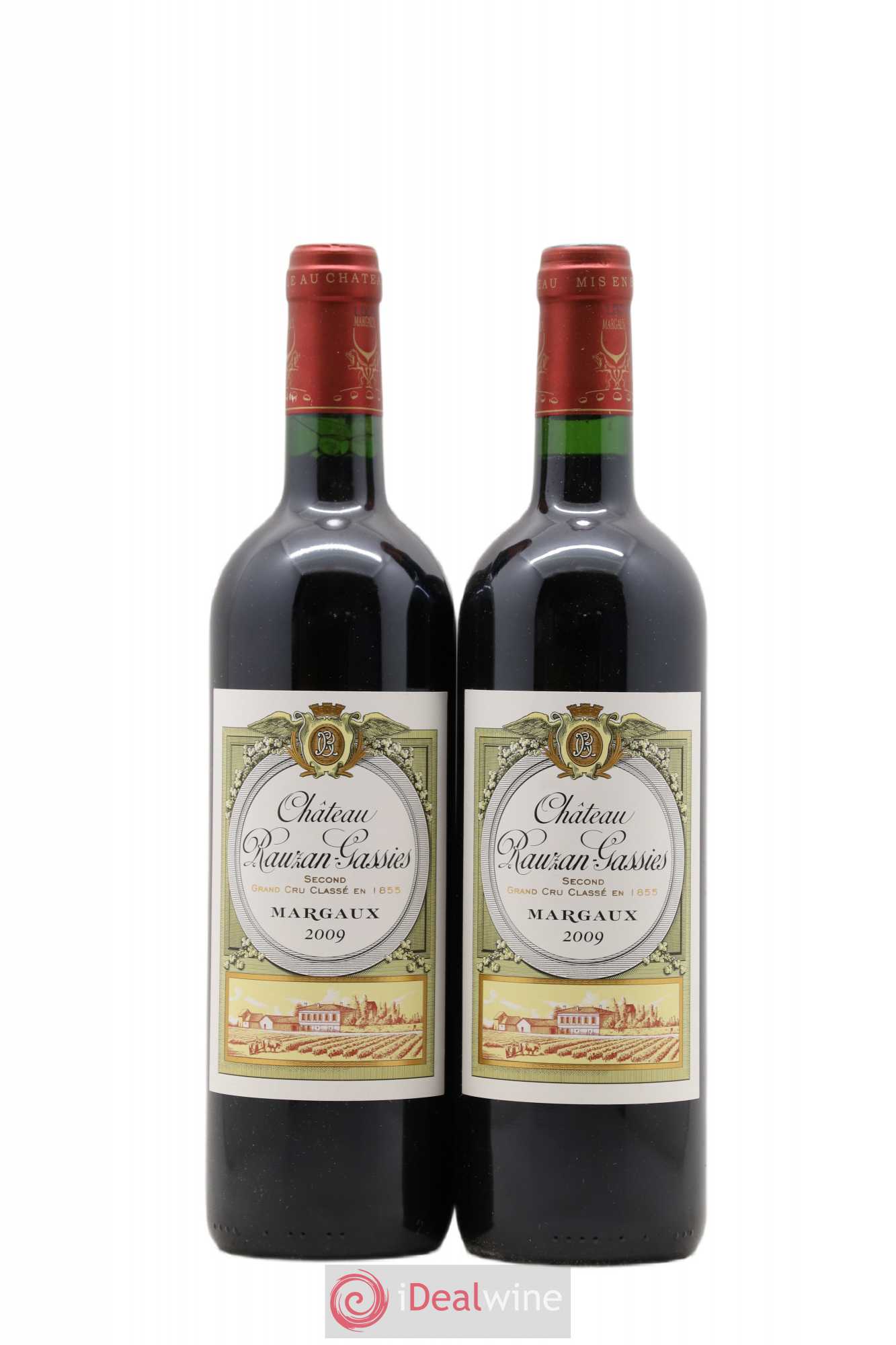 Château Rauzan-Gassies 2ème Grand Cru Classé 2009 - Lot de 2 bouteilles - 0