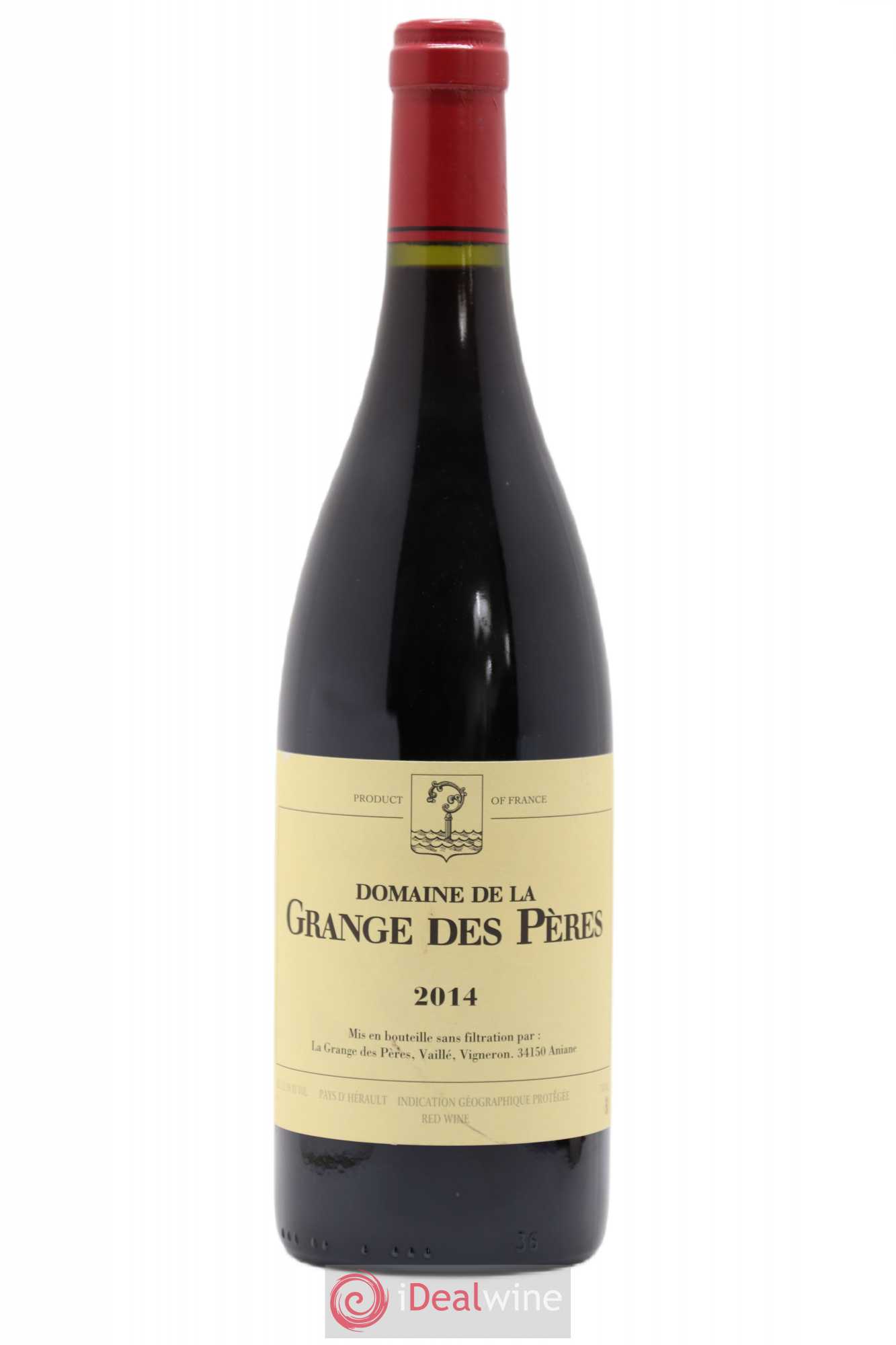 Pays d'Hérault Grange des Pères Laurent Vaillé 2014 - Lot de 1 bouteille - 0